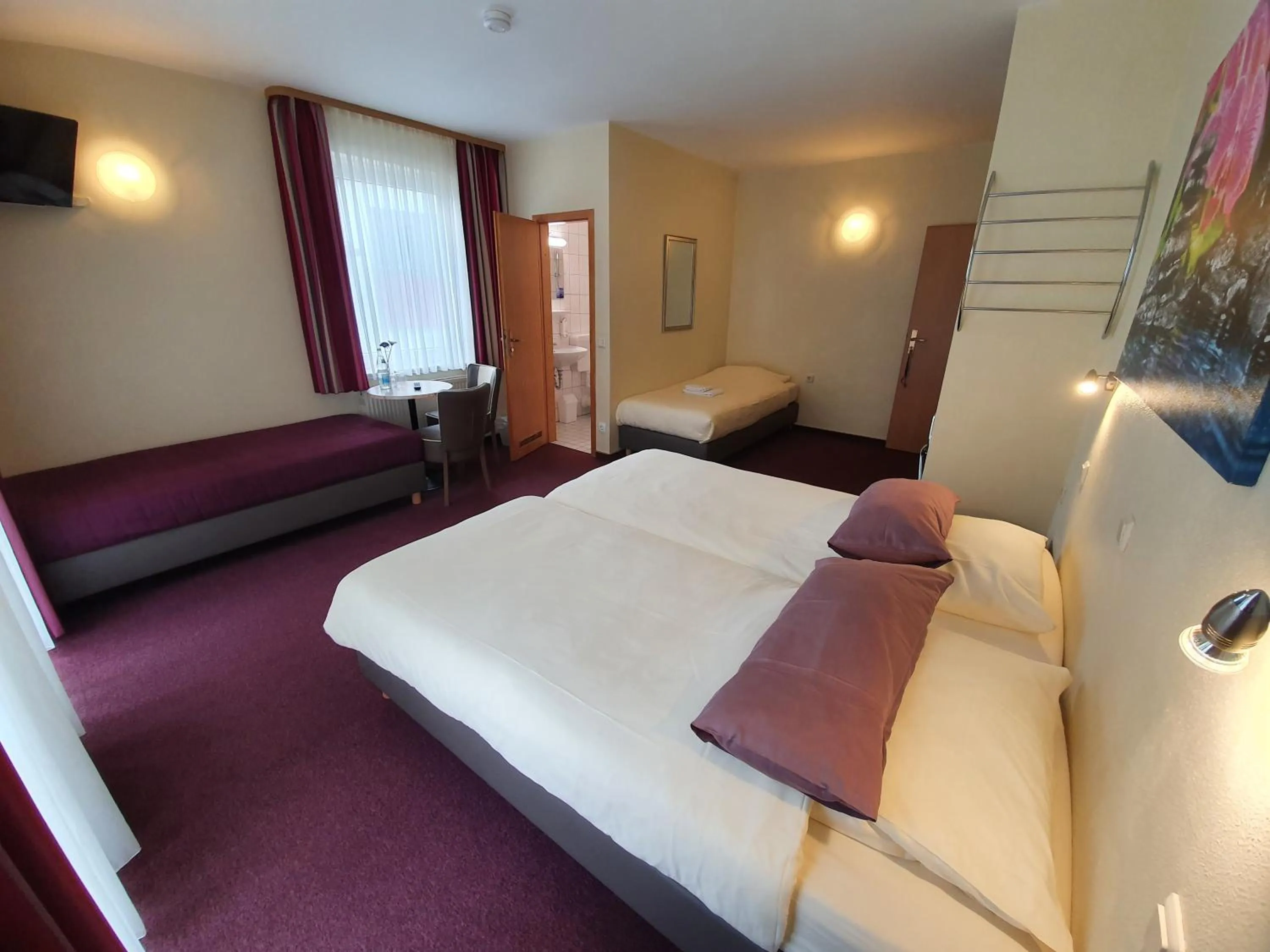 Photo of the whole room, Bed in Hotel Bergschlösschen