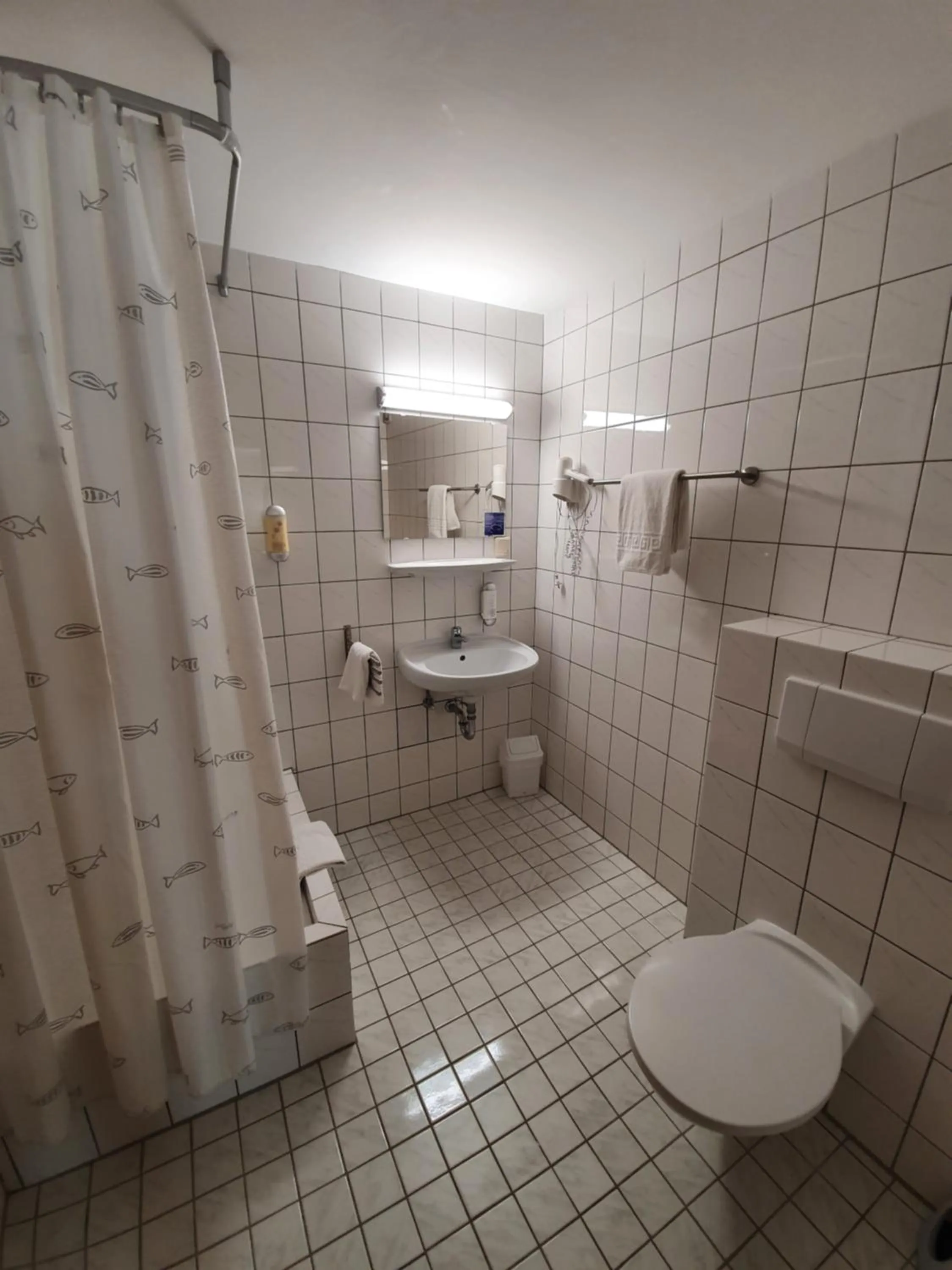 Shower in Hotel Bergschlösschen