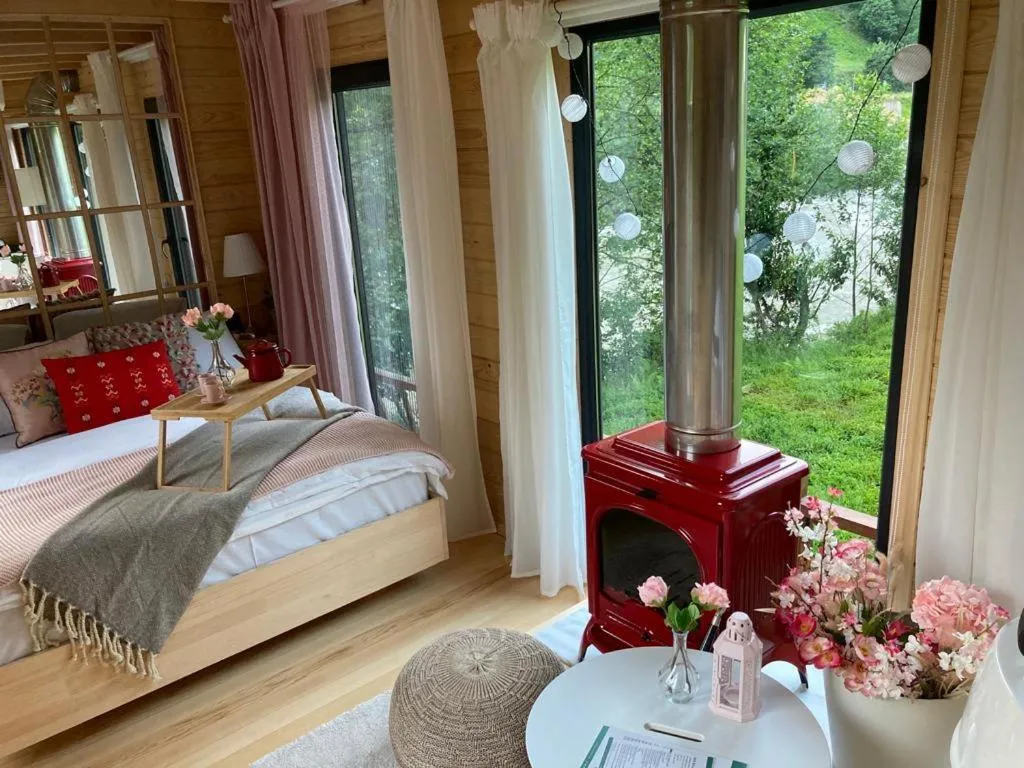 Bed in Vagona Tiny House