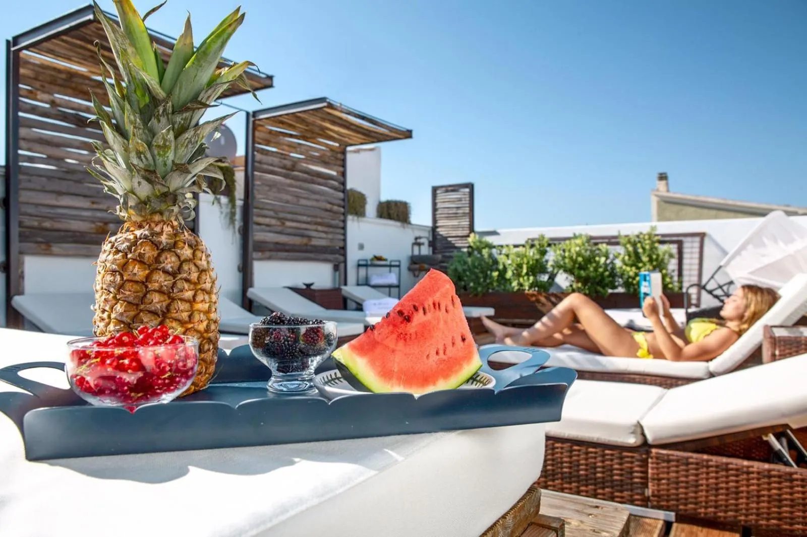 Swimming pool in B&B Santa Lucia