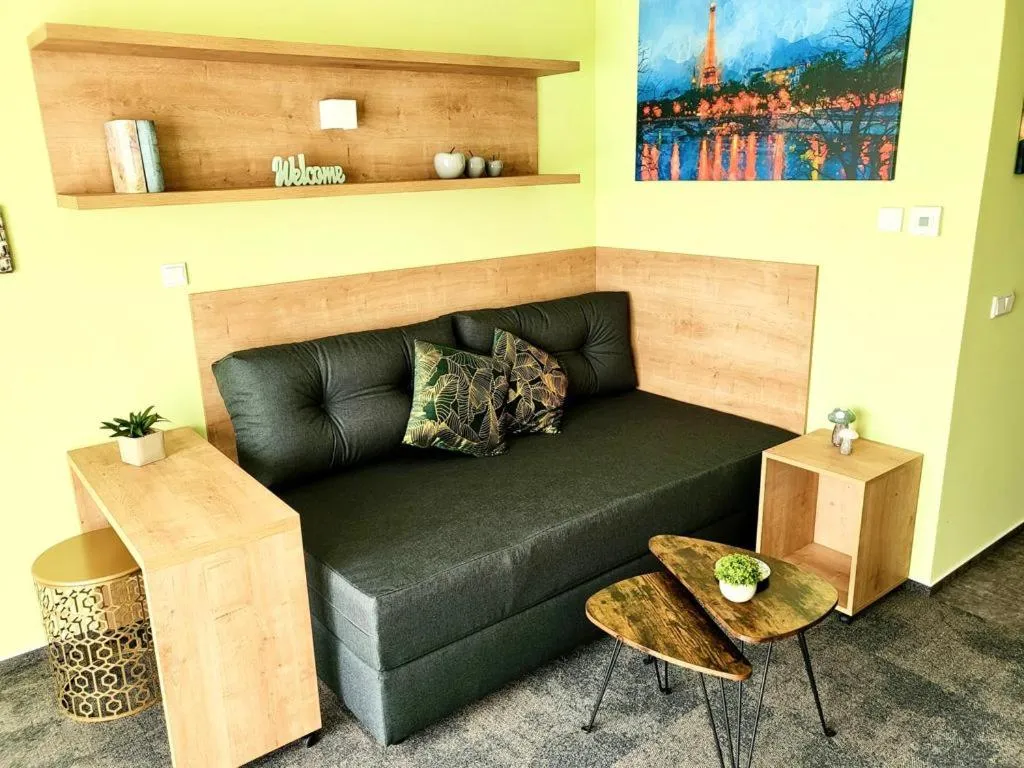 Living room in LikeDaheim Apartments