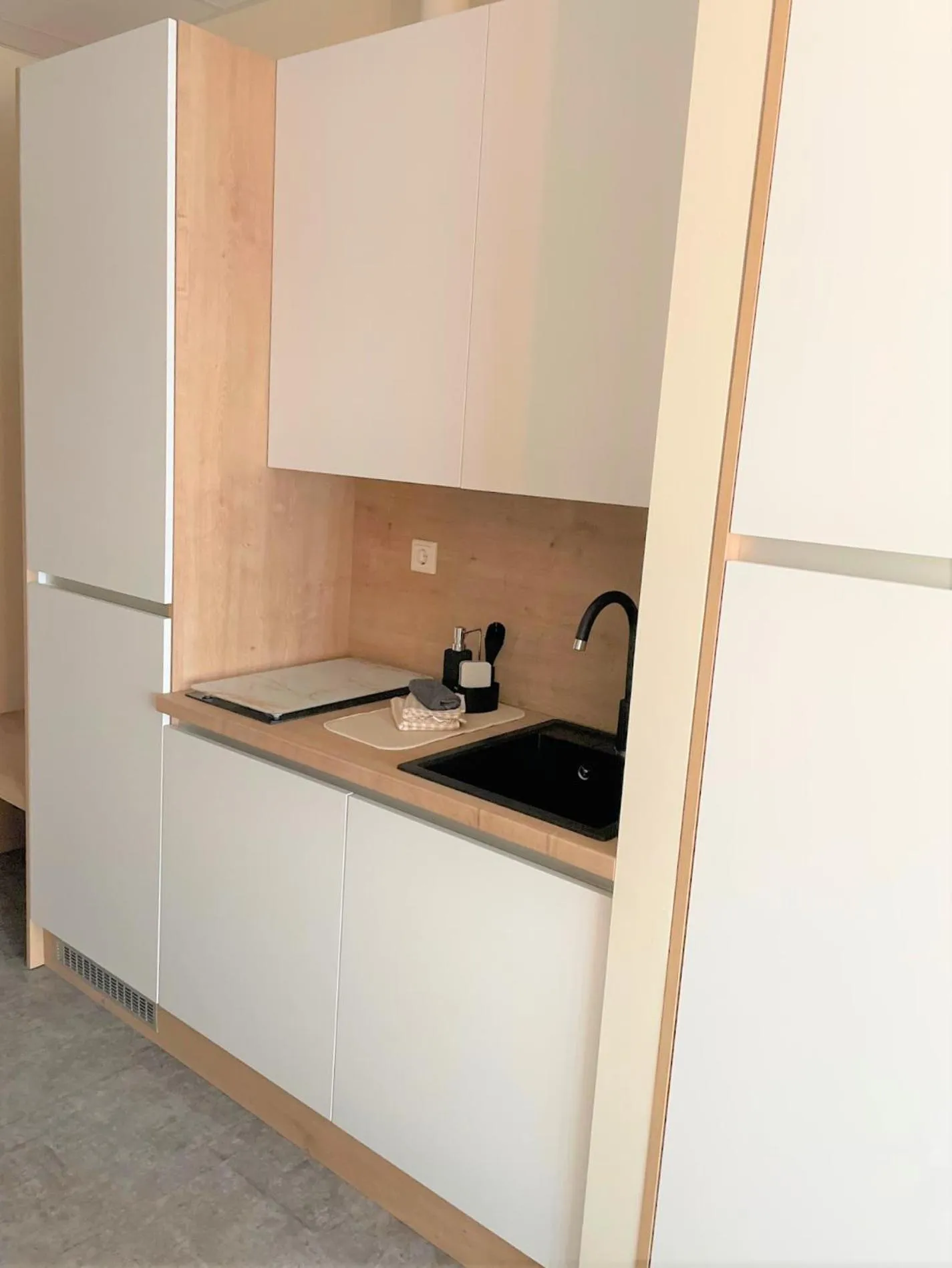 kitchen in LikeDaheim Apartments