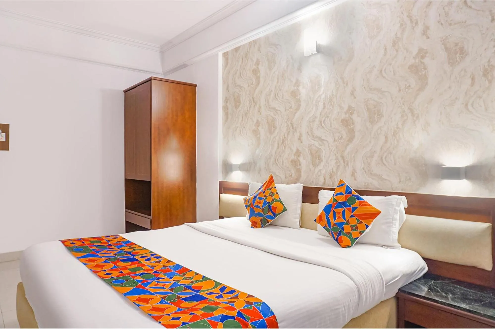 Bed in FabHotel Prime Golden Emerald - Nr St Mary's Church CNI