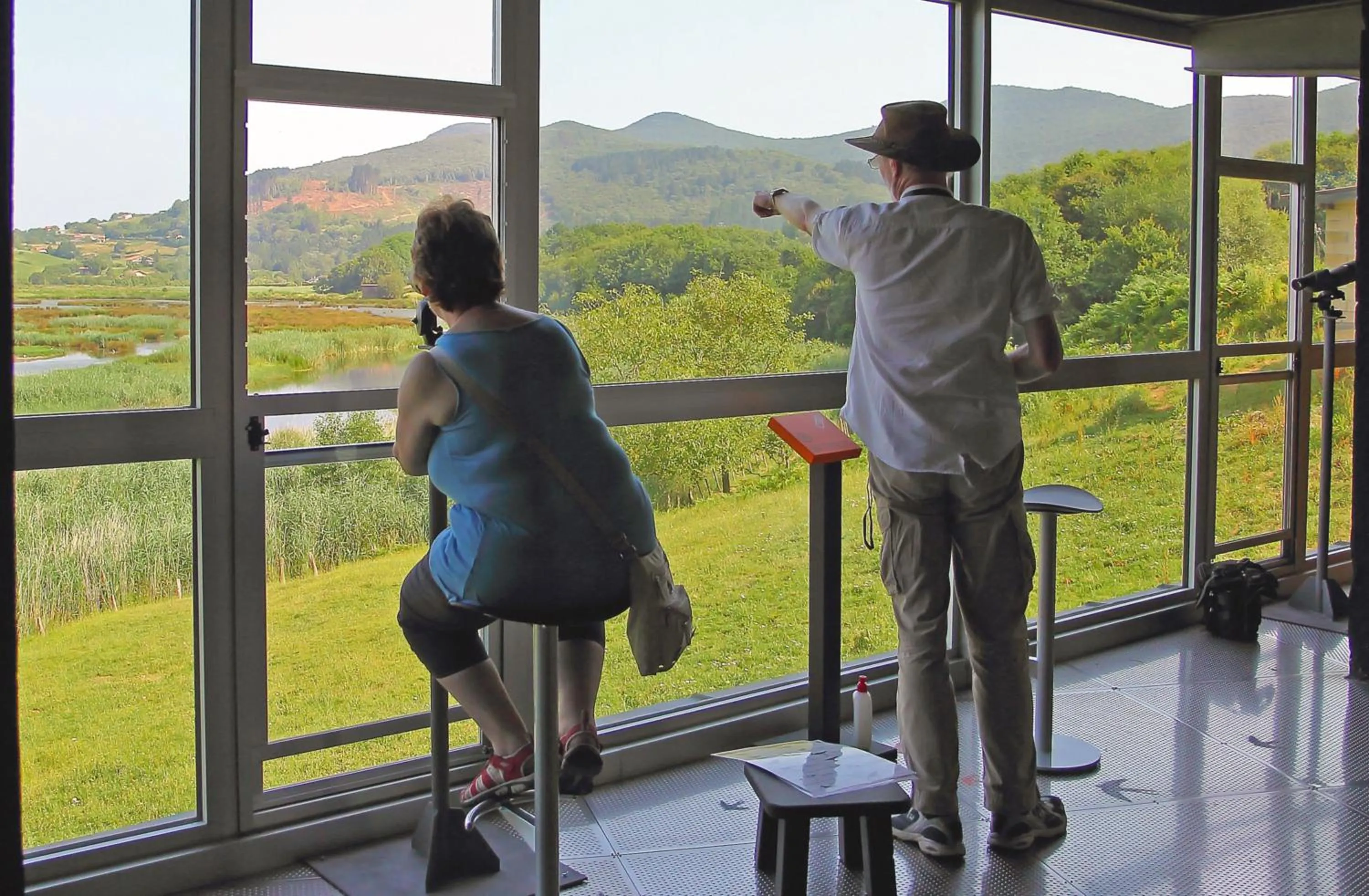 Nearby landmark in Urdaibai Bird Center
