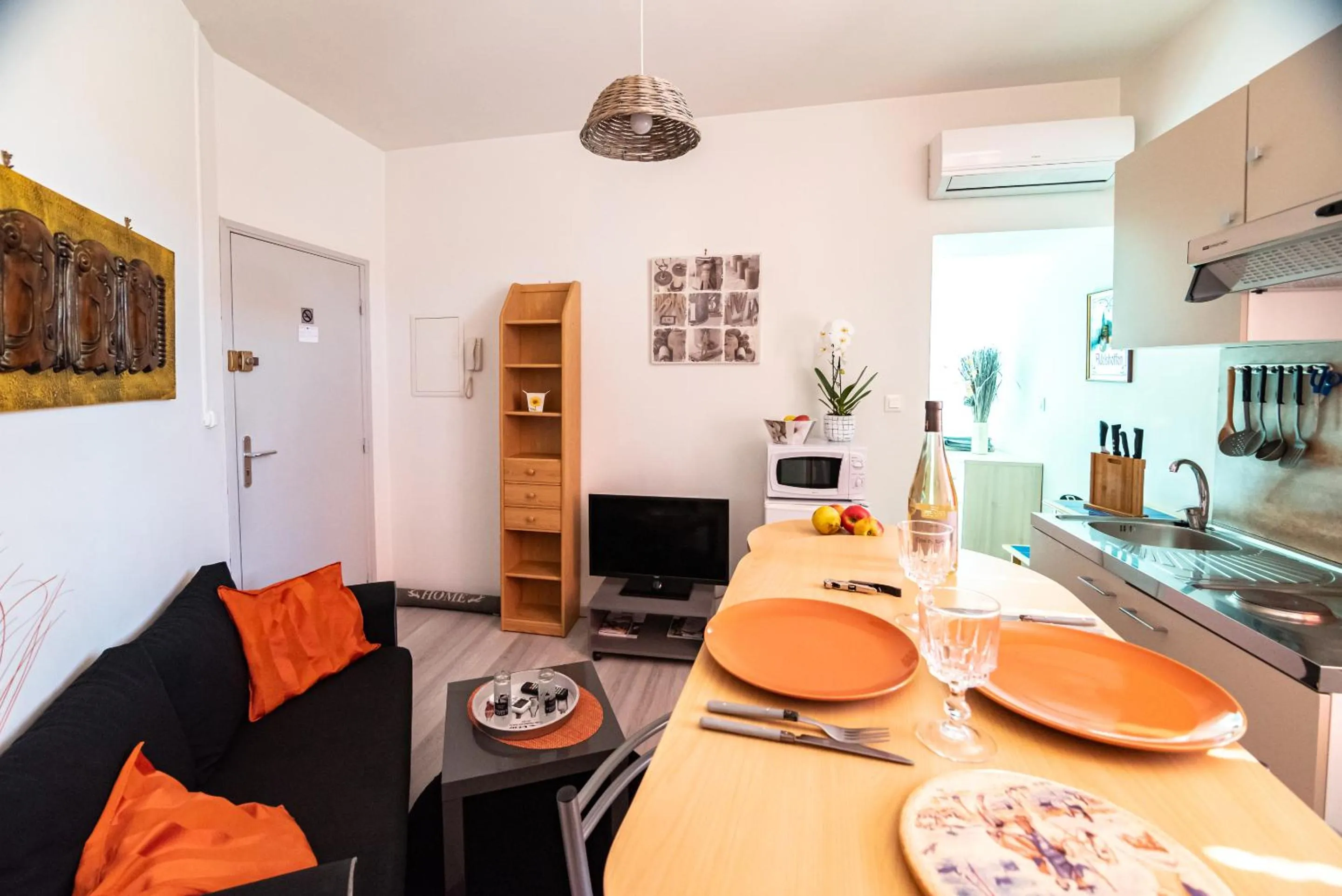 Living room in Le Mazagran