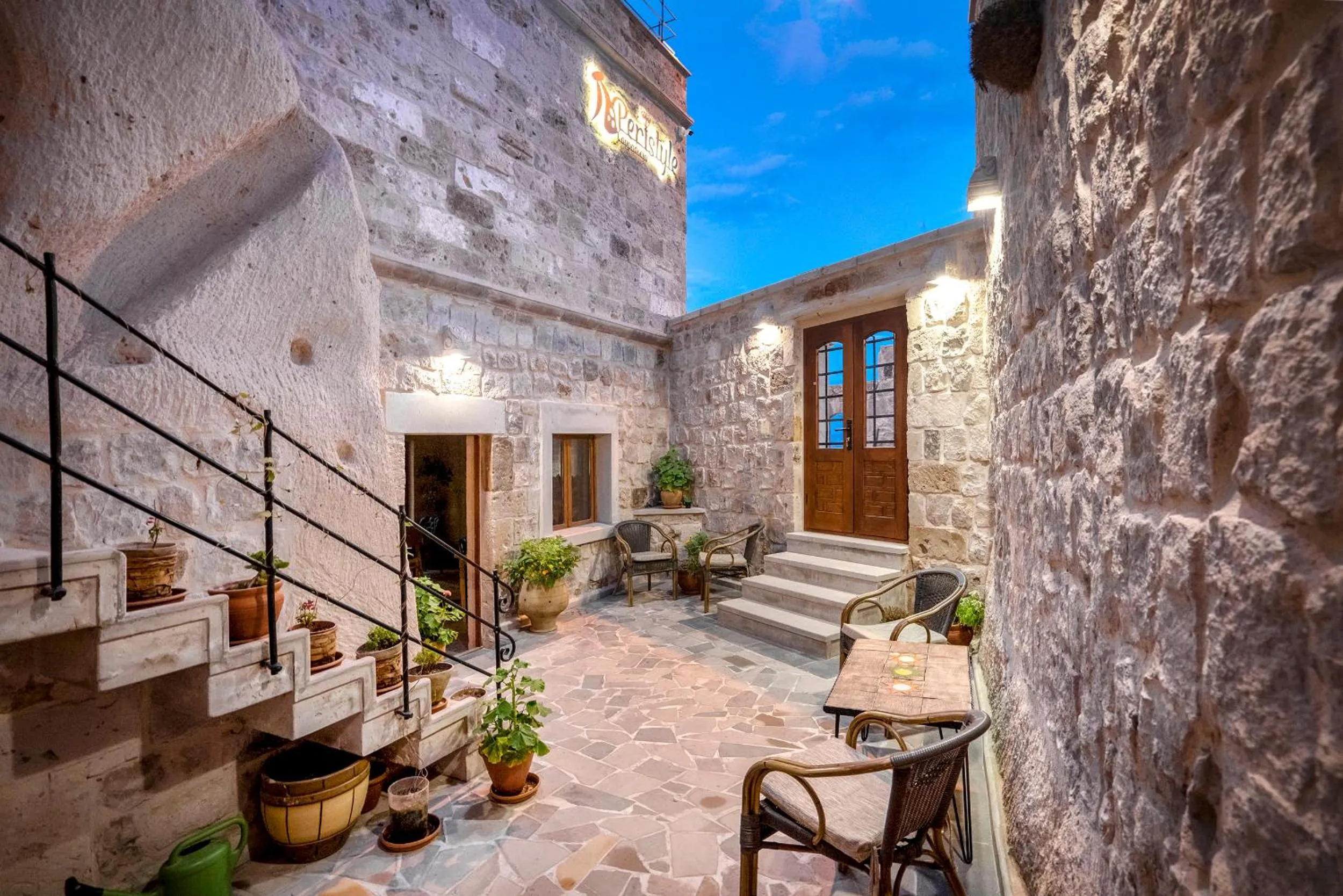 Patio in Peristyle Cave Cappadocia- Special Class