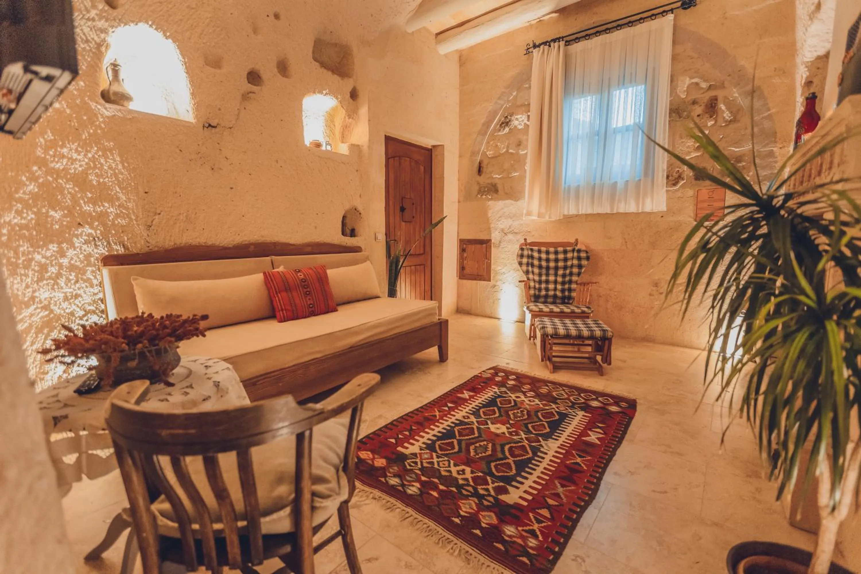 Seating area in Peristyle Cave Cappadocia- Special Class