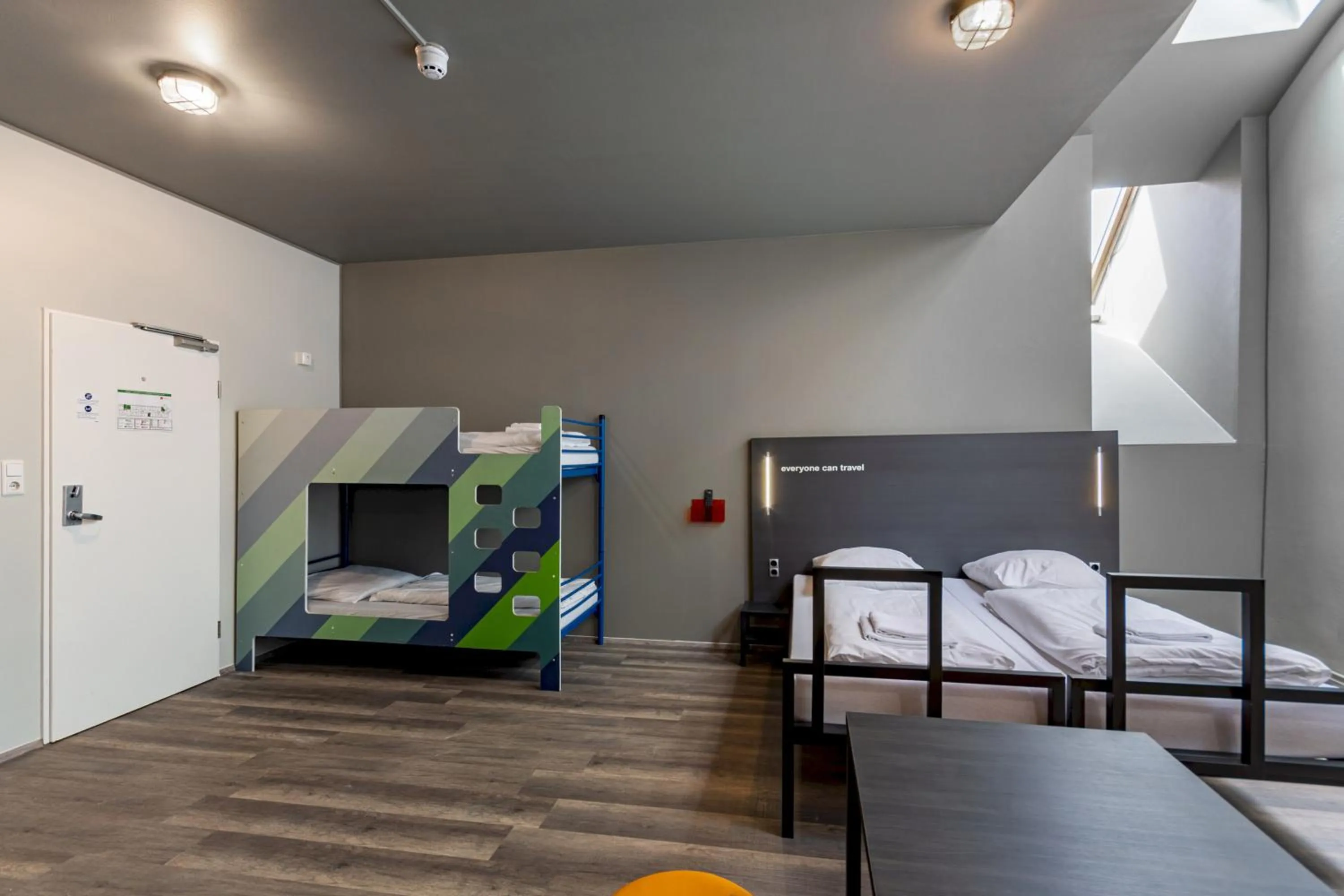 Photo of the whole room, Bed in a&o Leipzig Hauptbahnhof