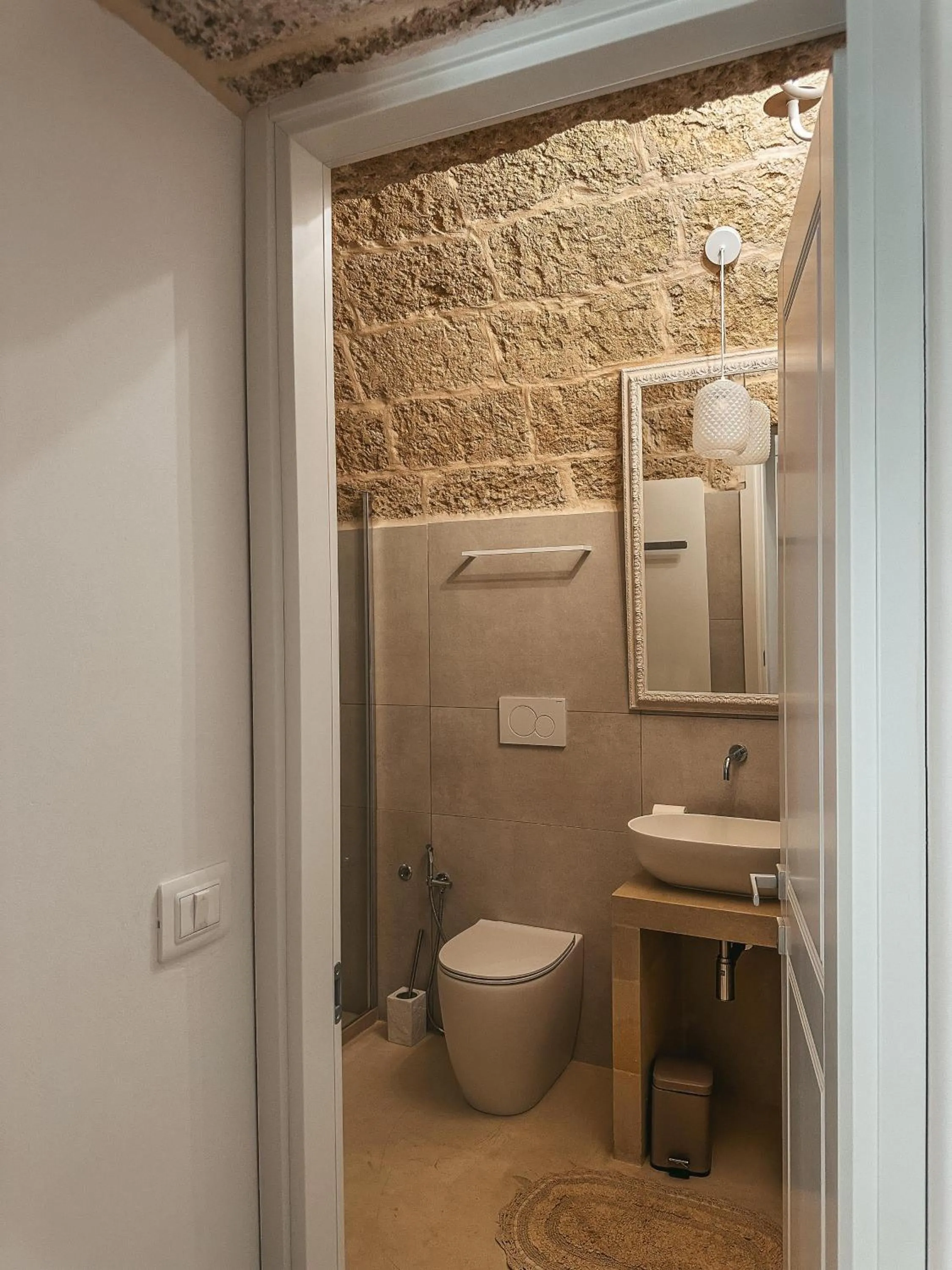 Bathroom in Palazzo Alma luxury rooms