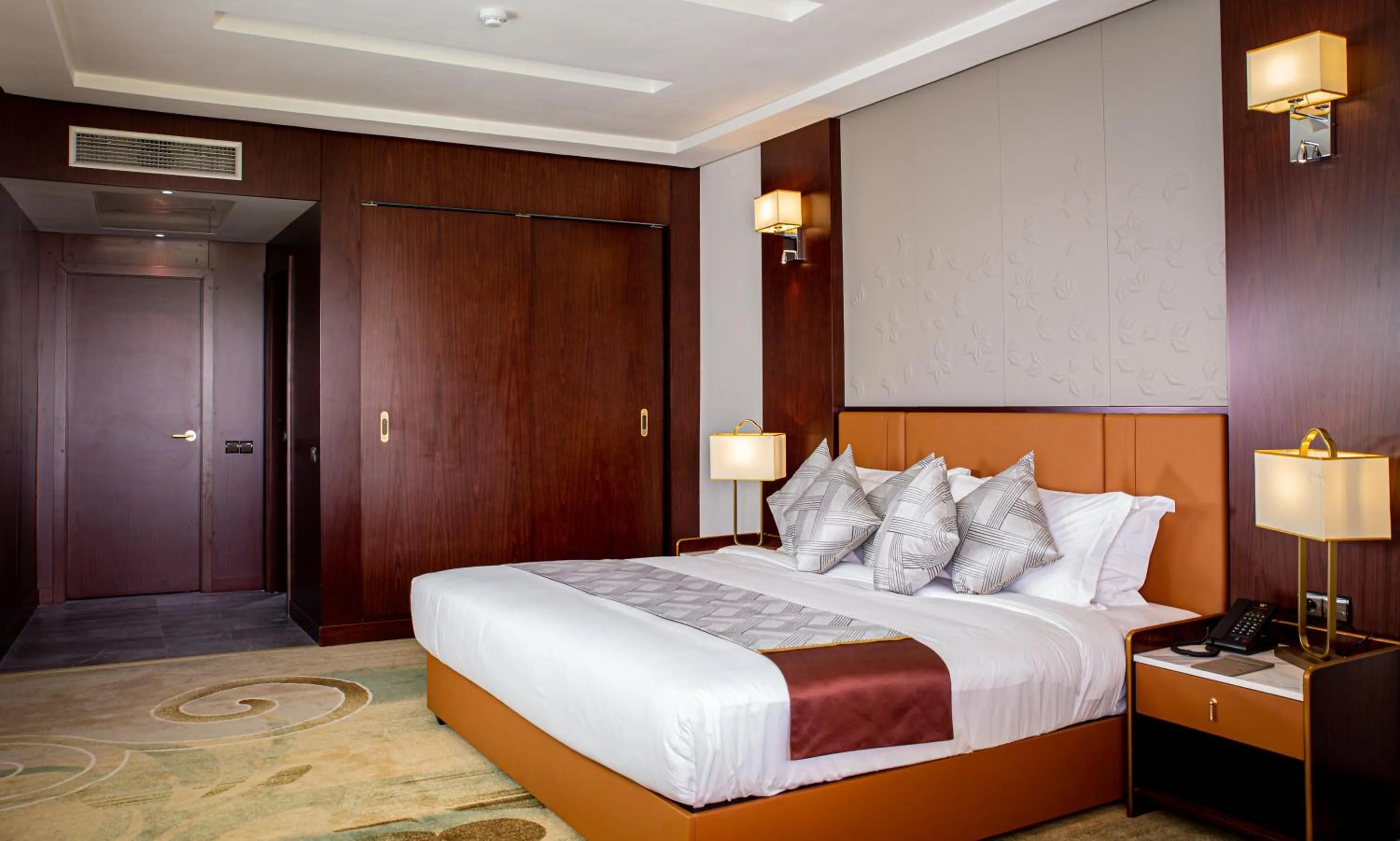 Photo of the whole room, Bed in Waves Aqua Resort