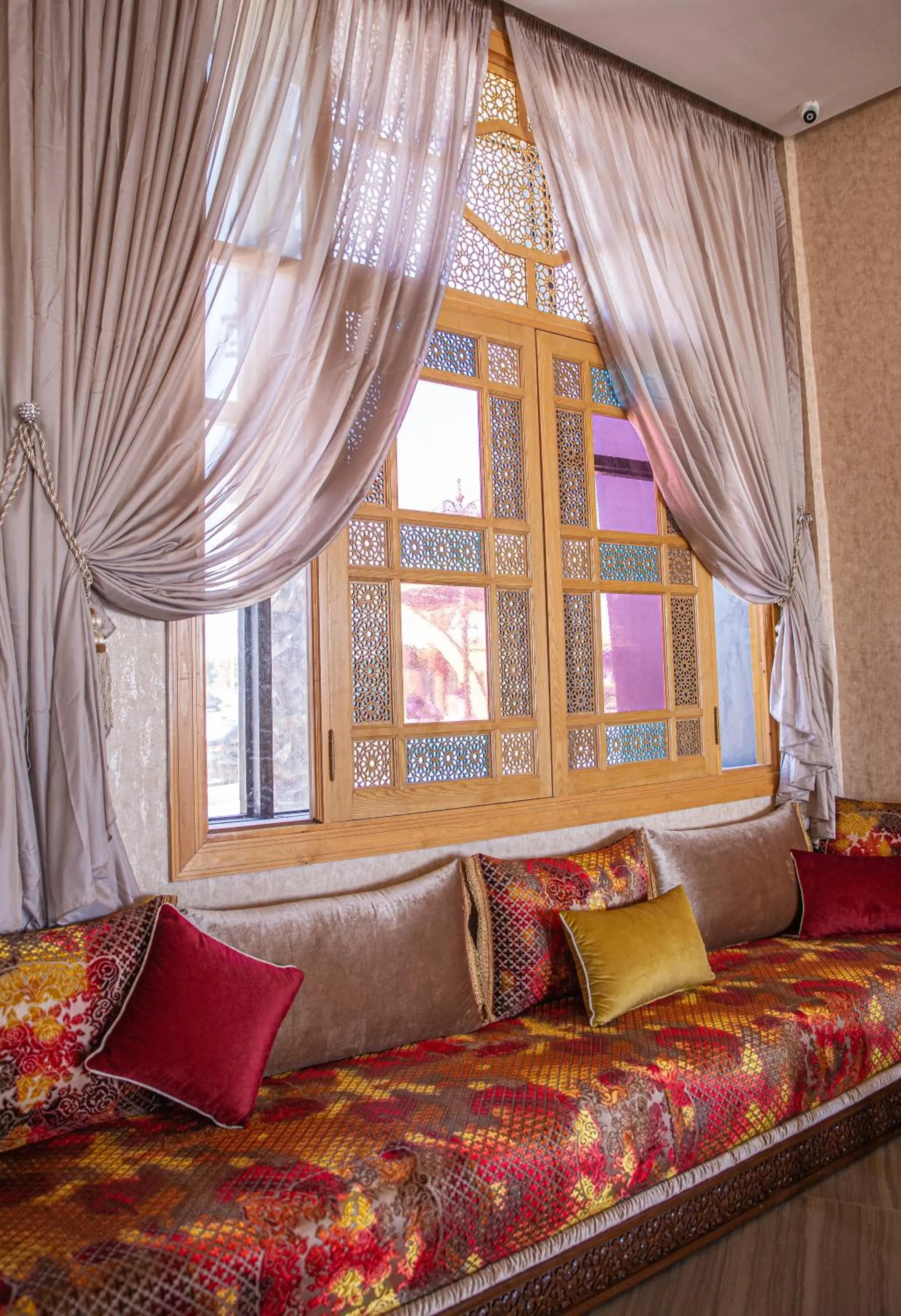 Decorative detail, Bed in Waves Aqua Resort