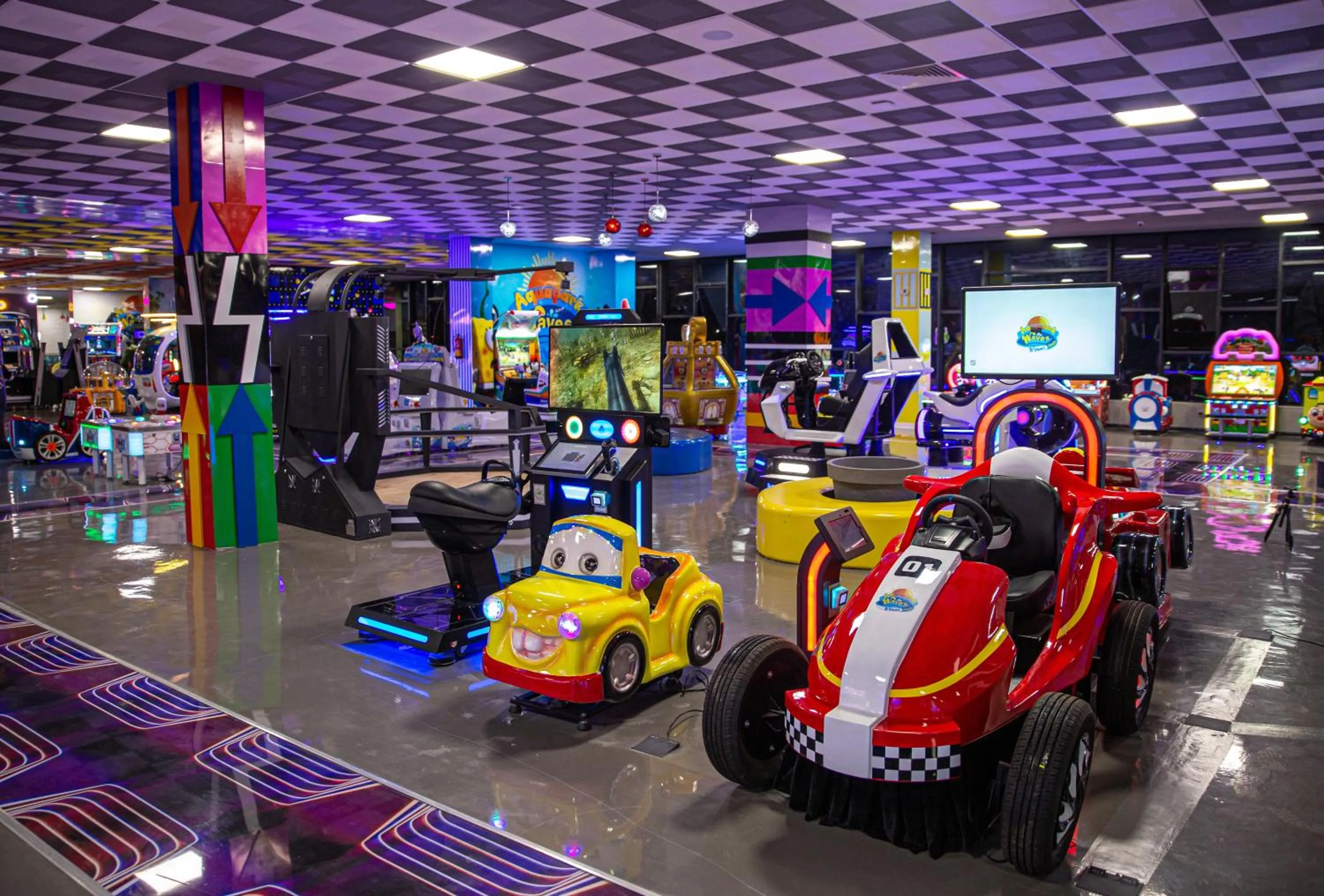 Game Room in Waves Aqua Resort