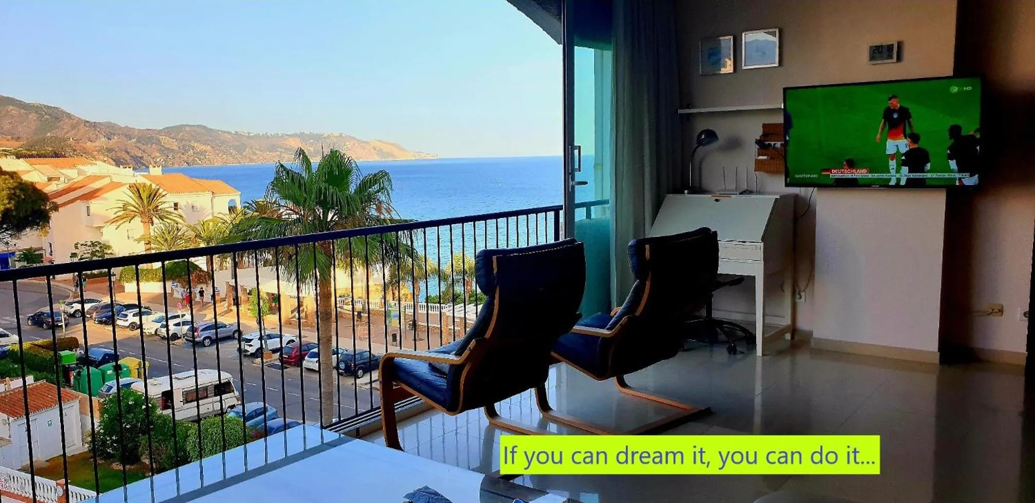Balcony/Terrace in R1345 Carabeo 1-42, Access to the Beach