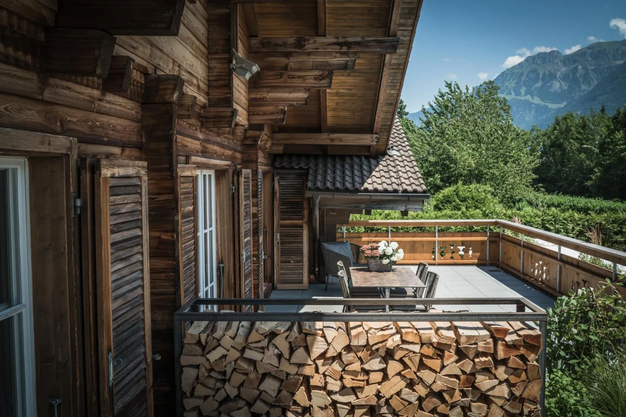 Balcony/Terrace in Hotel-Restaurant Burgseeli