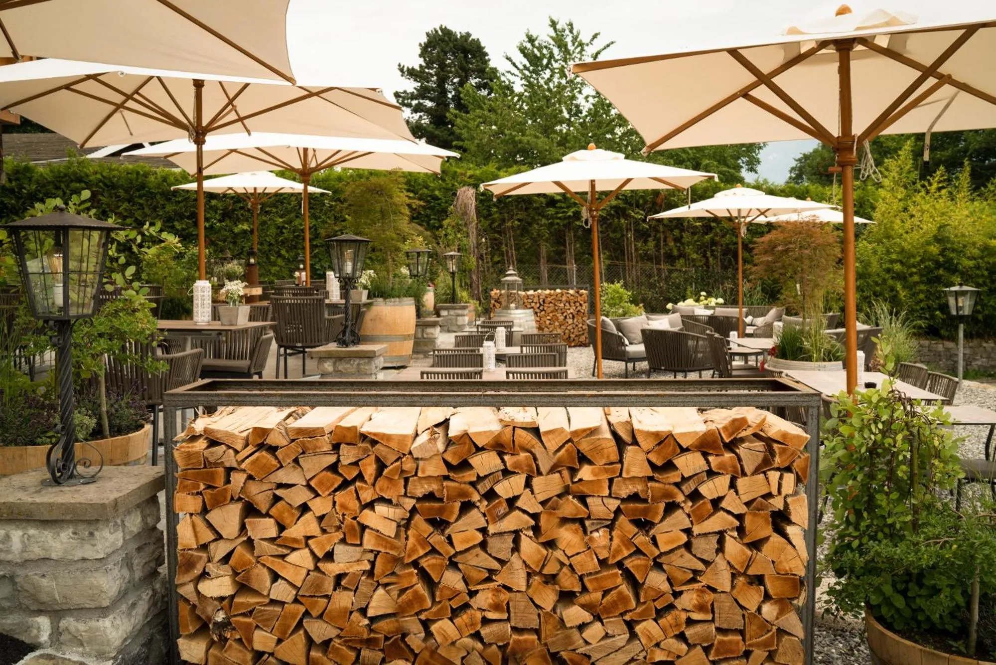 Balcony/Terrace in Hotel-Restaurant Burgseeli