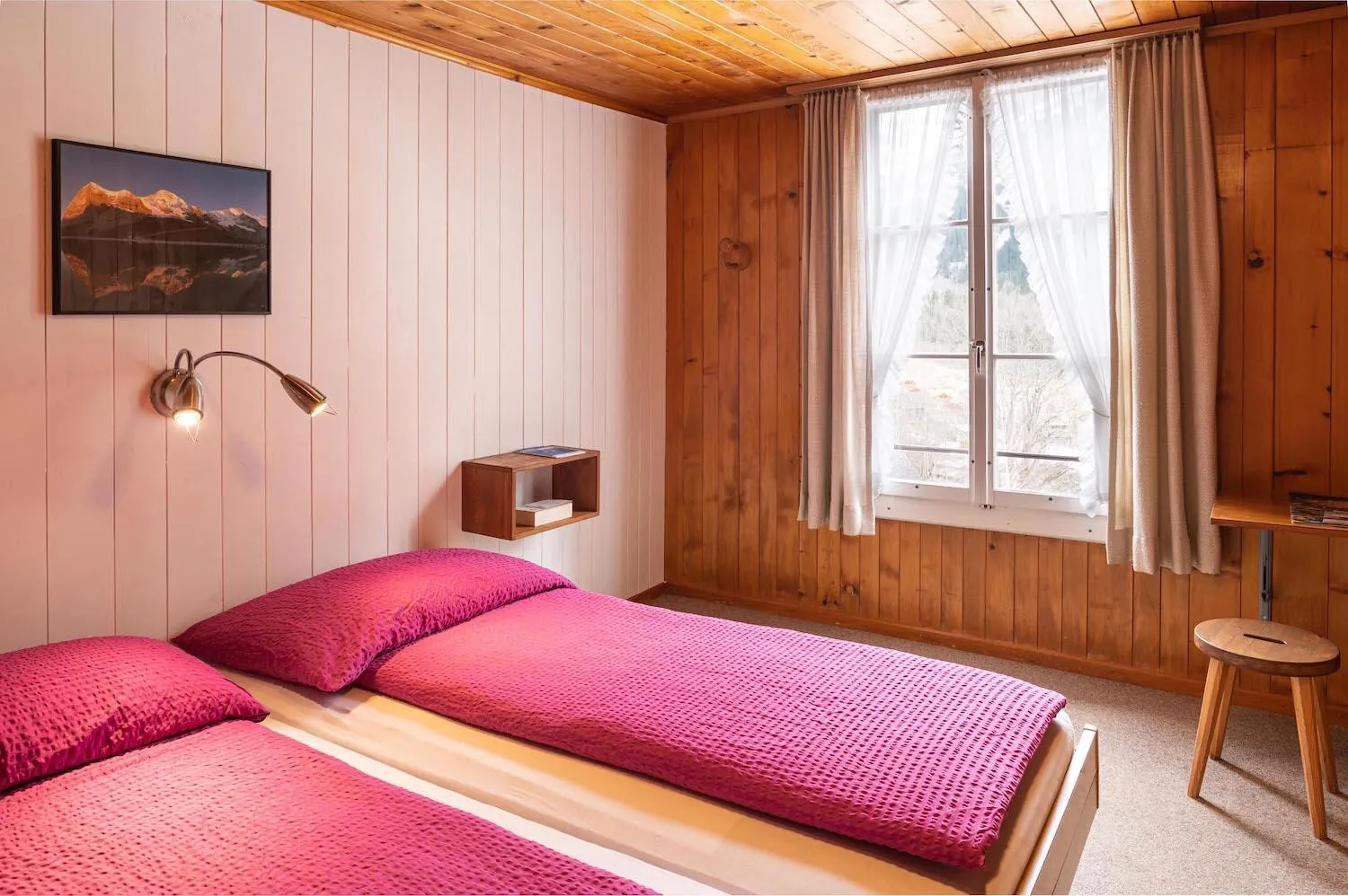 Bed in Hotel Alpenblick