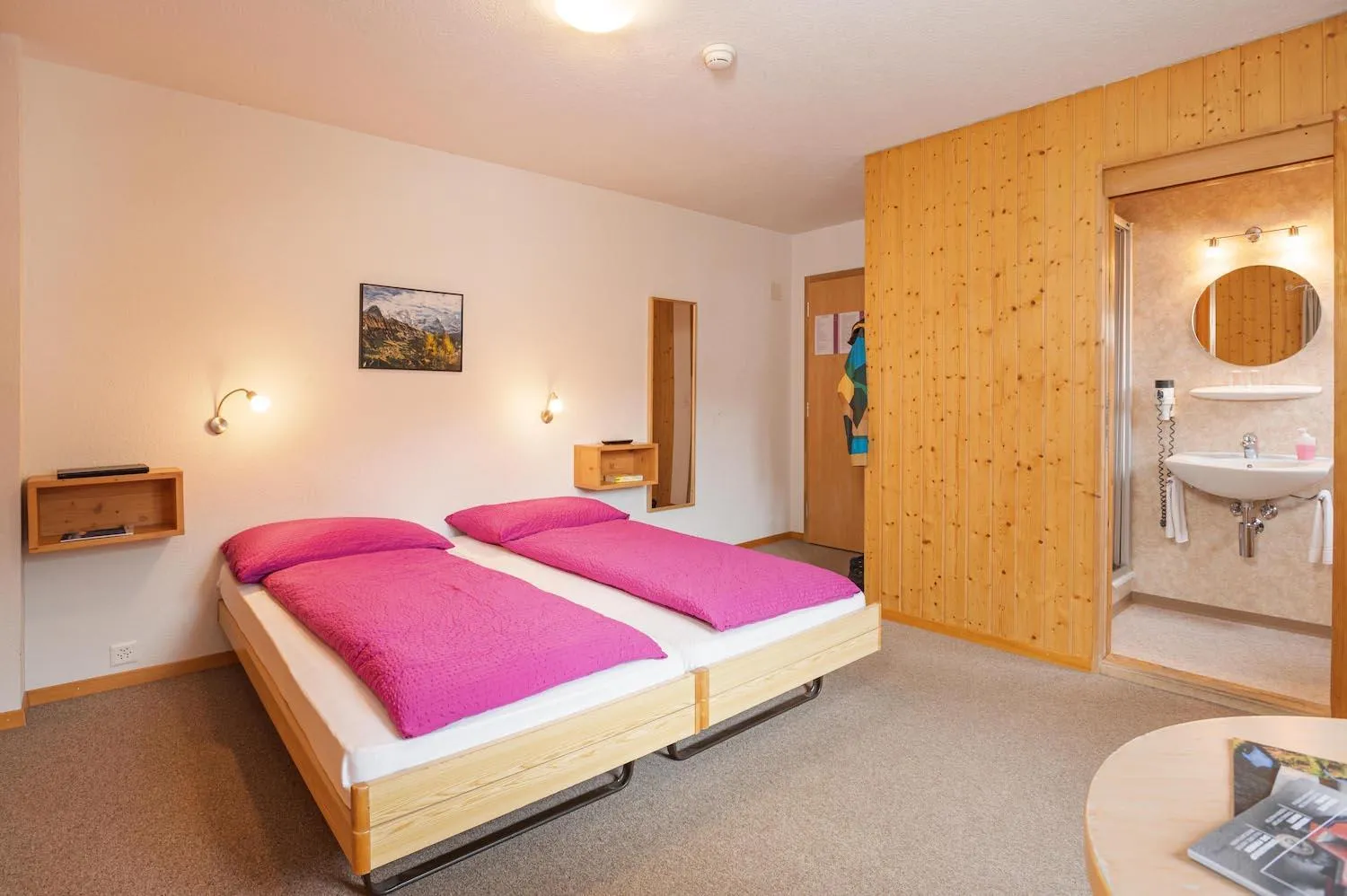 Double Room with Private Bathroom in Hotel Alpenblick
