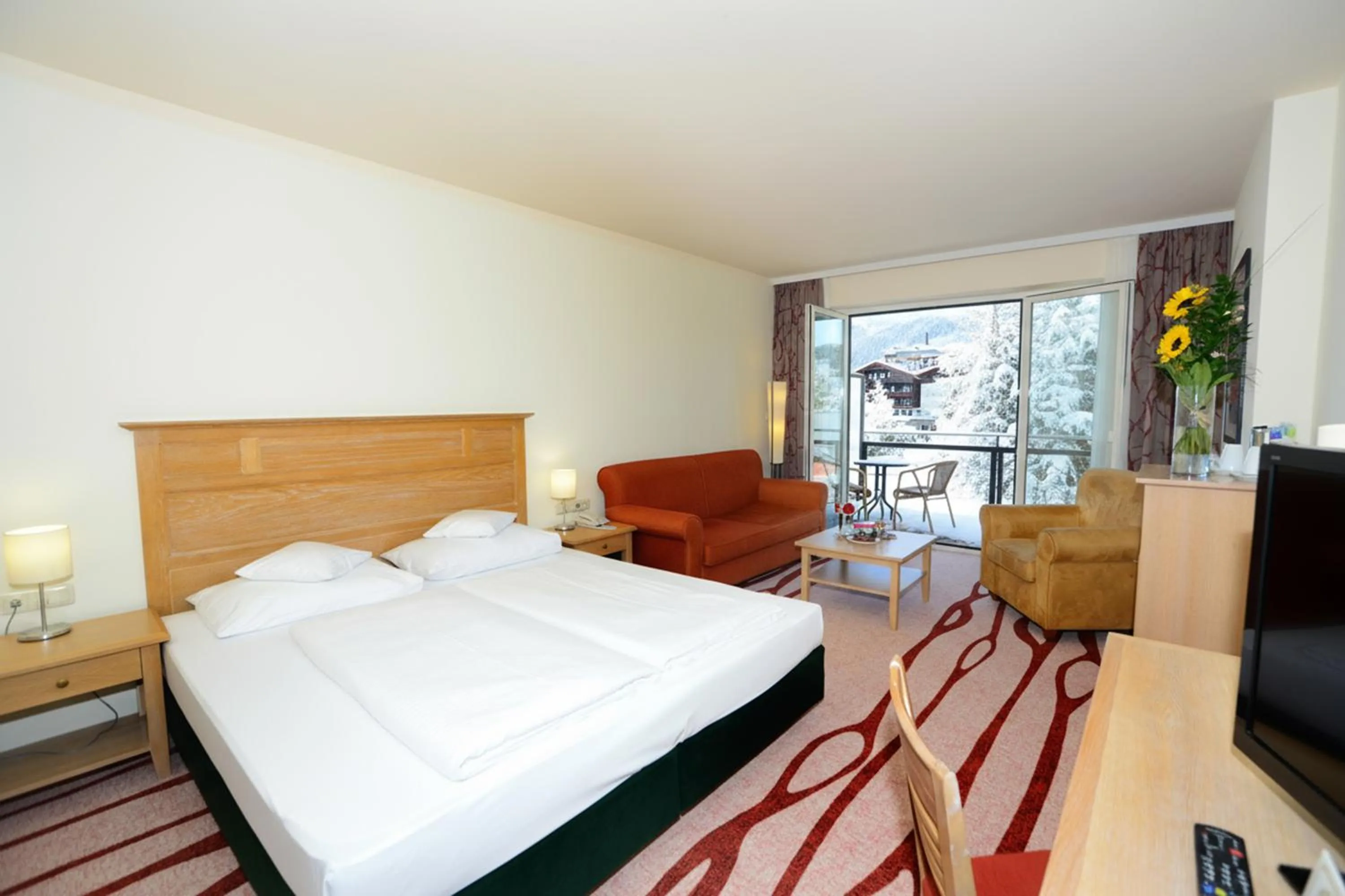 Winter, Bed in Das Hotel Eden - Das Aktiv- & Wohlfühlhotel in Tirol auf 1200m Höhe
