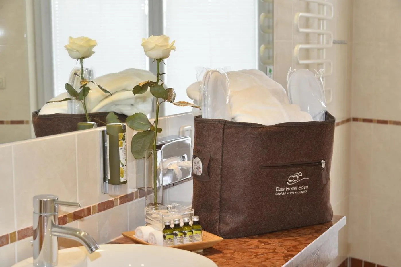 Bathroom in Das Hotel Eden - Das Aktiv- & Wohlfühlhotel in Tirol auf 1200m Höhe