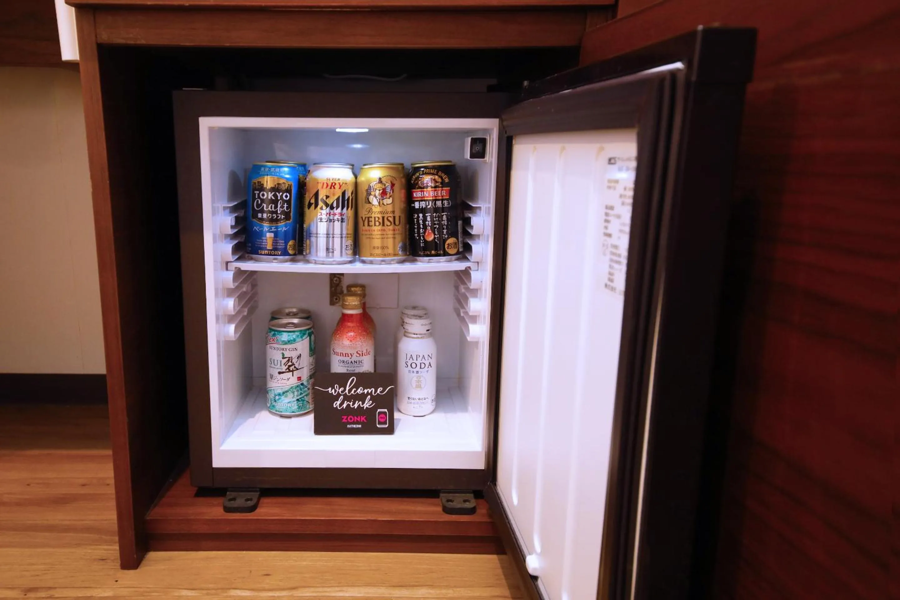 Drinks in ZONK HOTEL Hakata