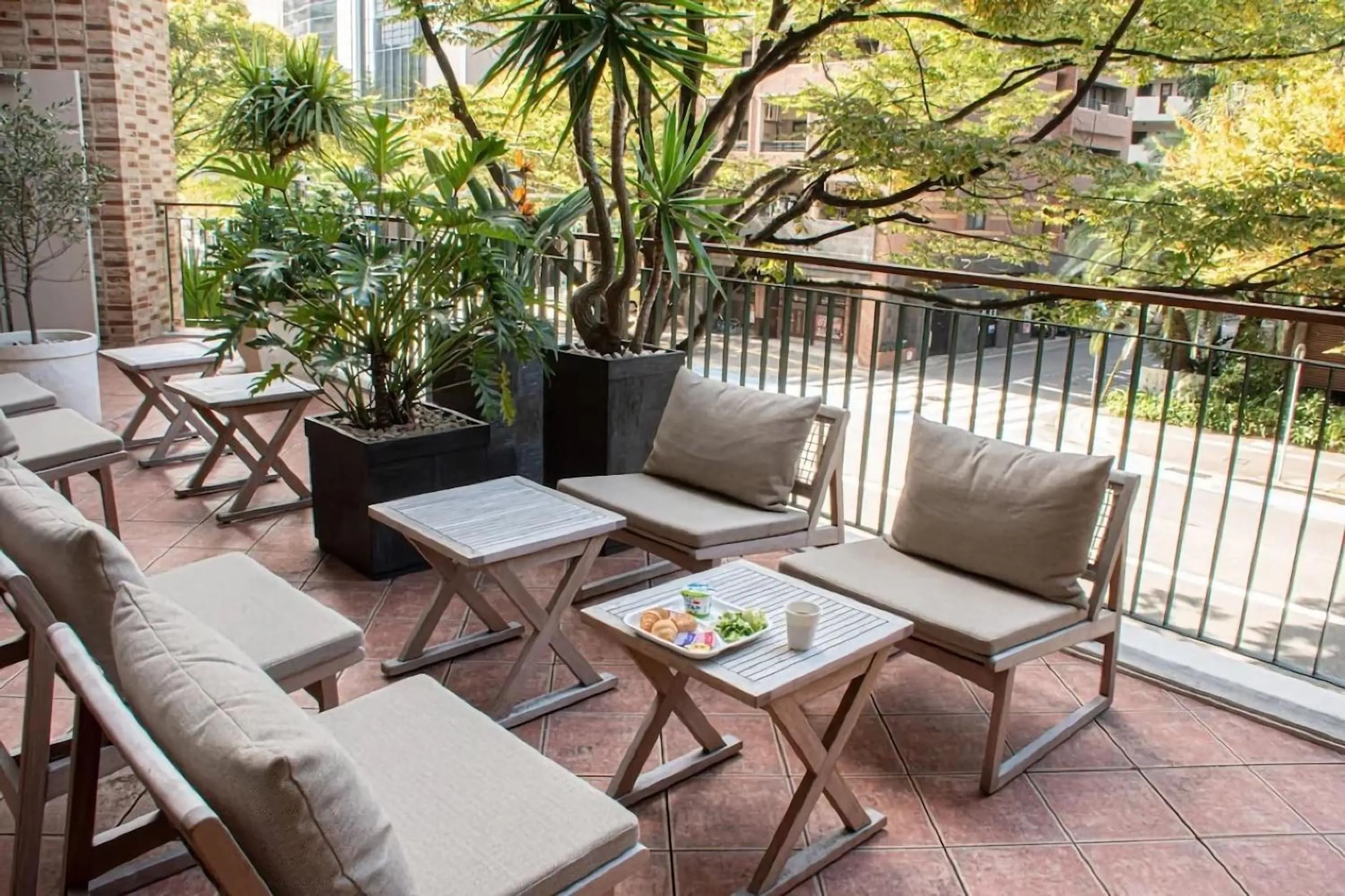 Balcony/Terrace in ZONK HOTEL Hakata