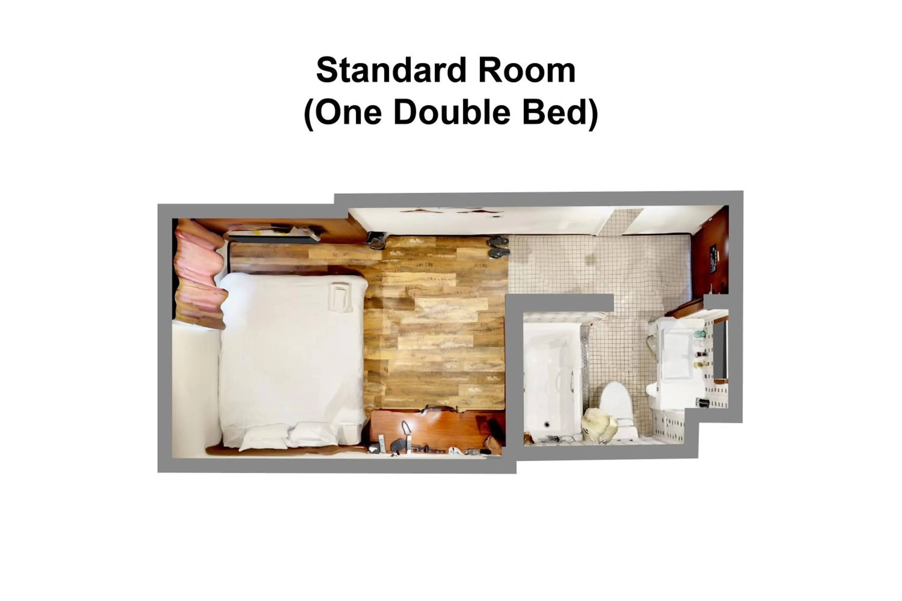 Photo of the whole room in ZONK HOTEL Hakata