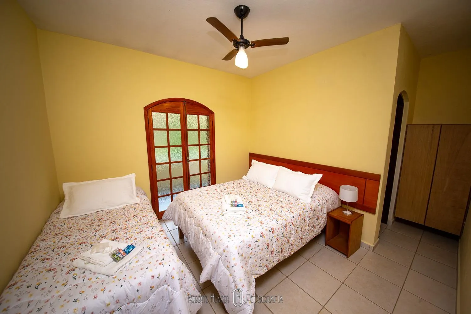 Bed in Hotel Fazenda Colina