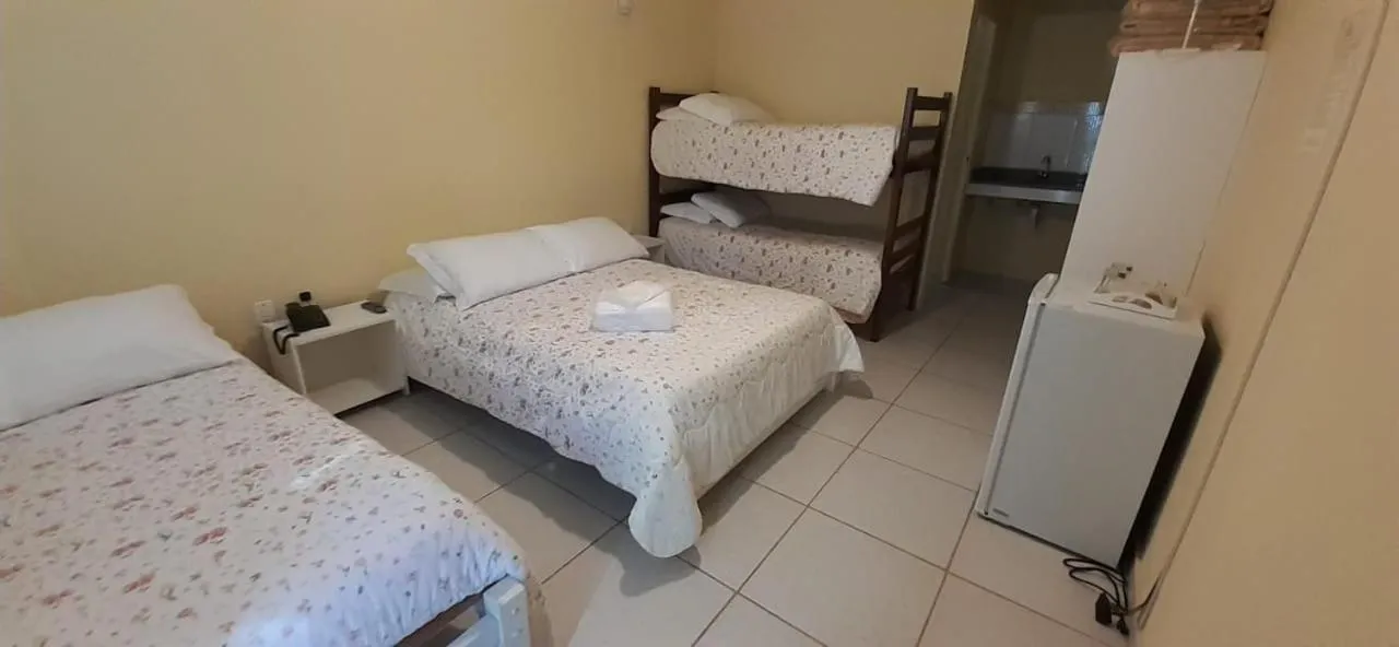 Bed in Hotel Fazenda Colina