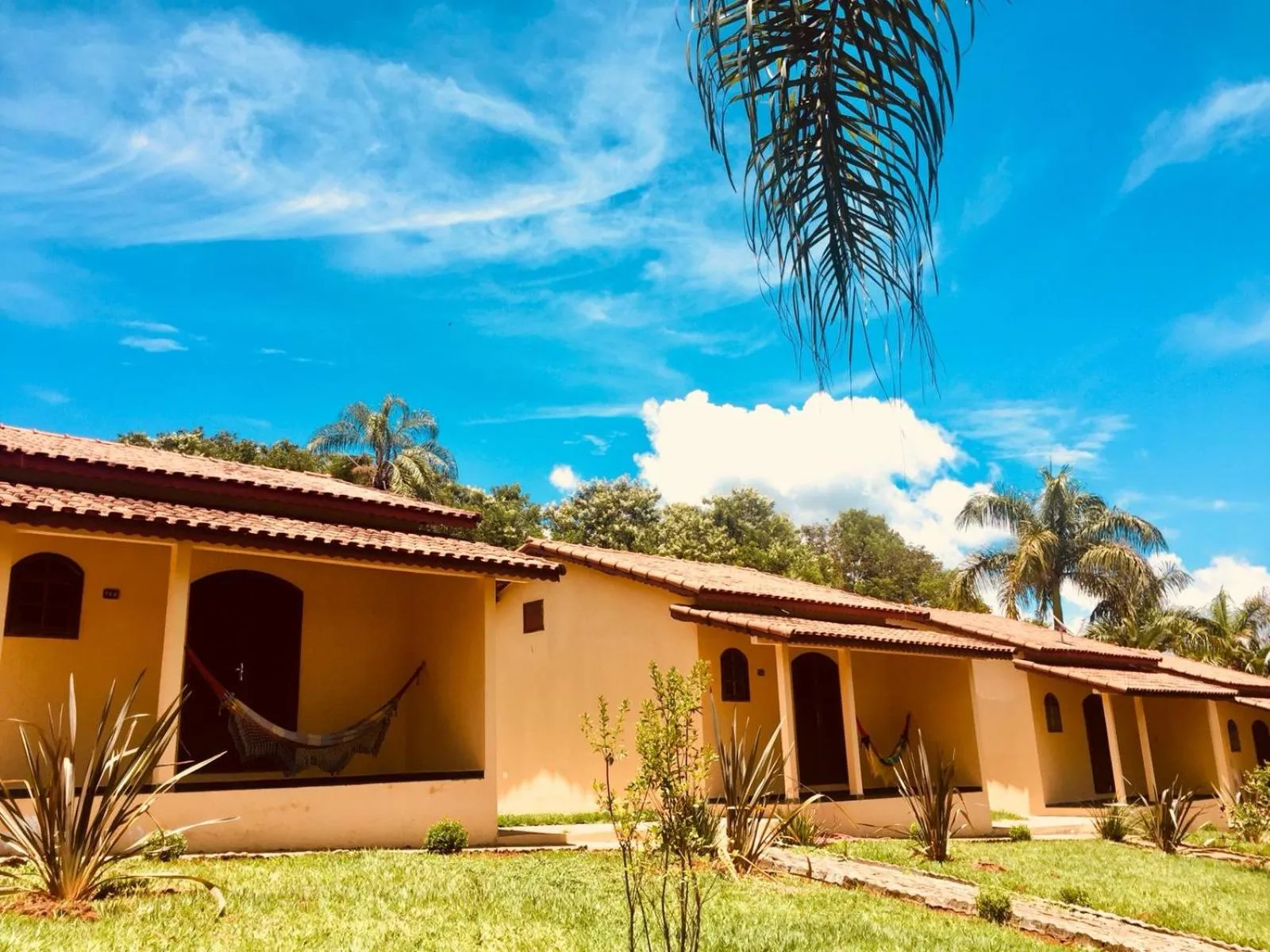 Patio in Hotel Fazenda Colina
