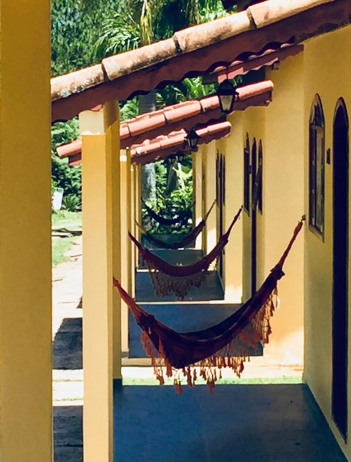 Patio in Hotel Fazenda Colina