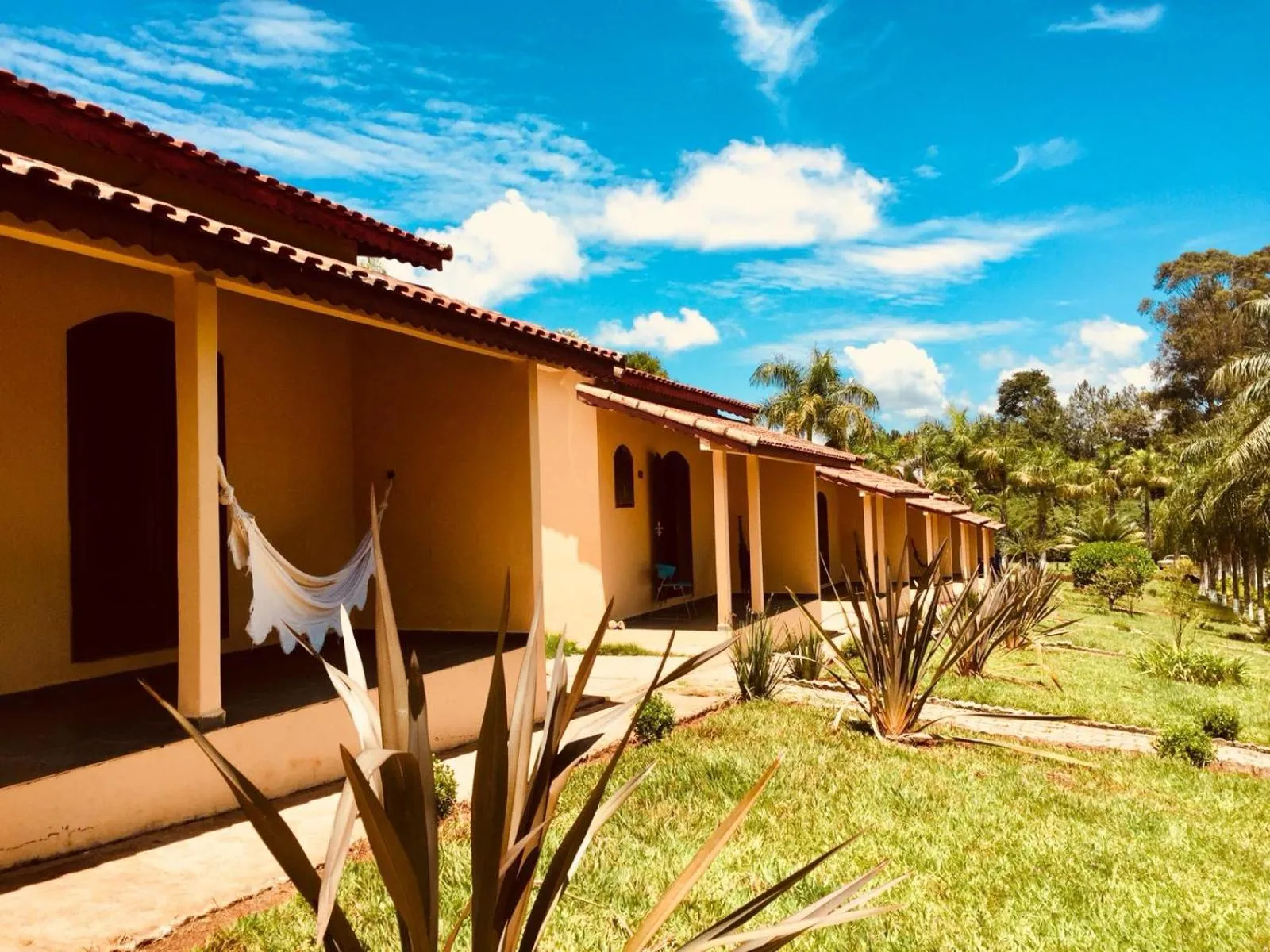 Patio in Hotel Fazenda Colina
