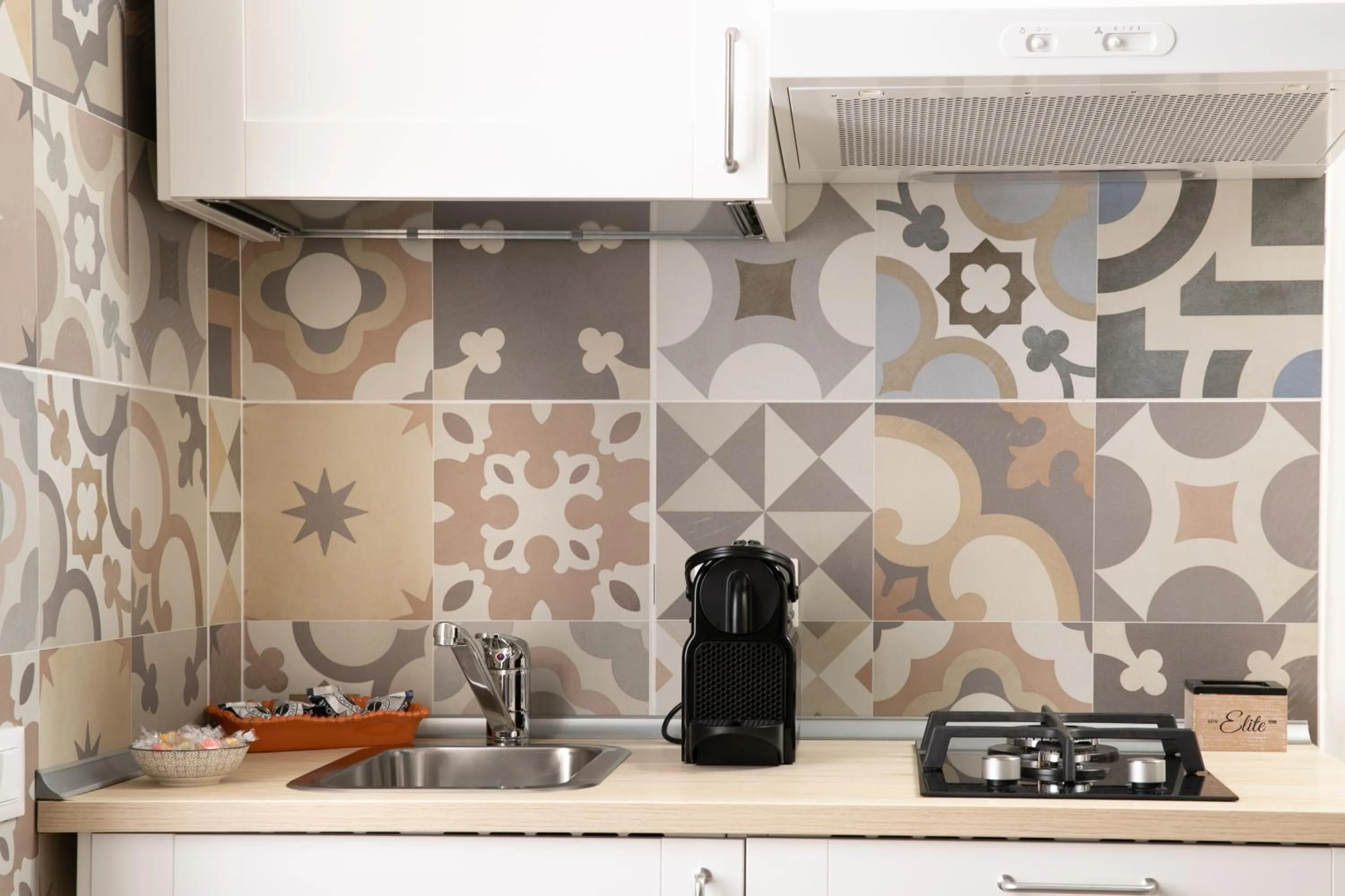 Kitchen or kitchenette in Mare all'Arco Casa Vacanze