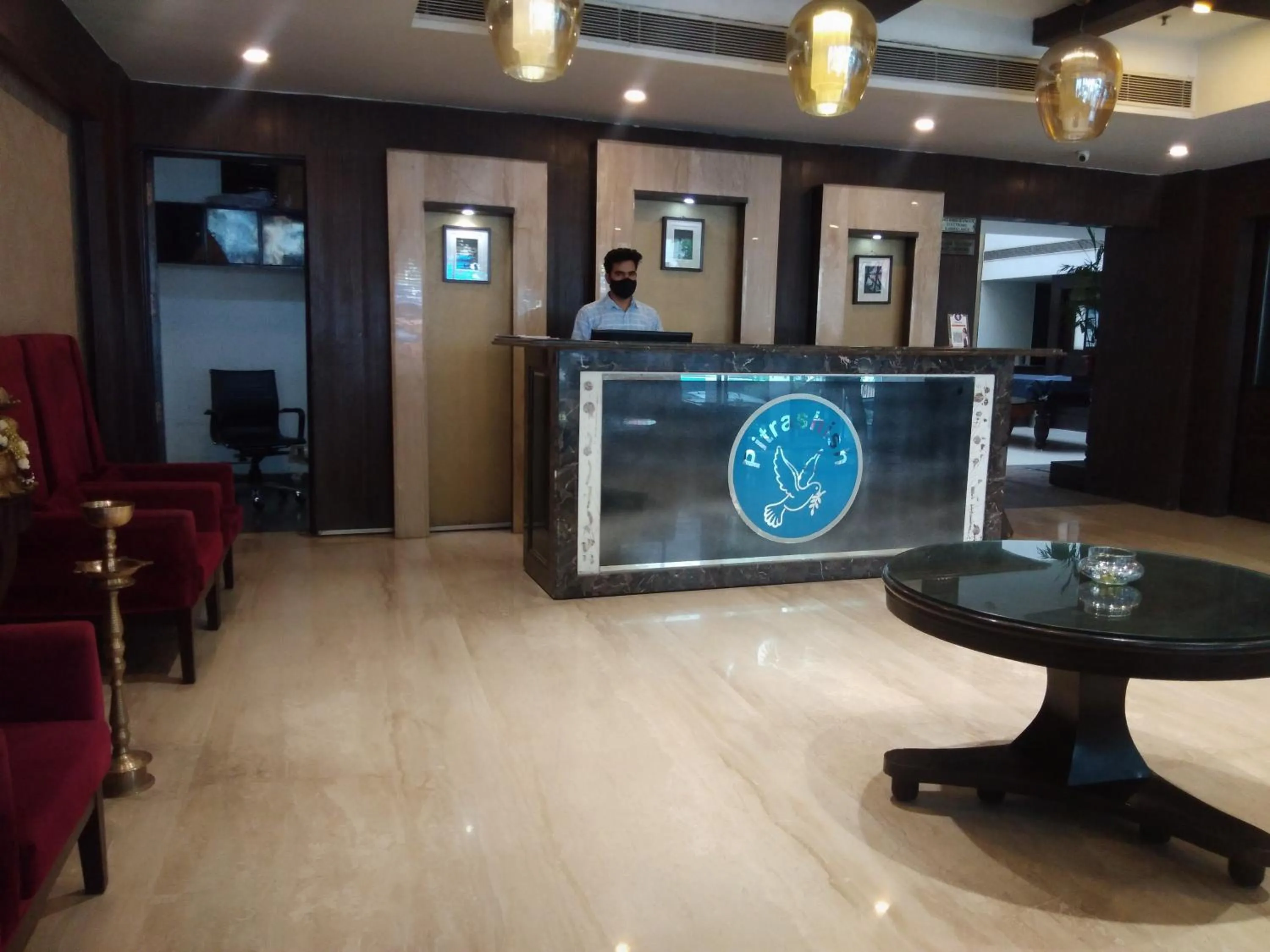 Lobby or reception in HOTEL PITRASHISH PRIDE IGI Intl AIRPORT DELHI