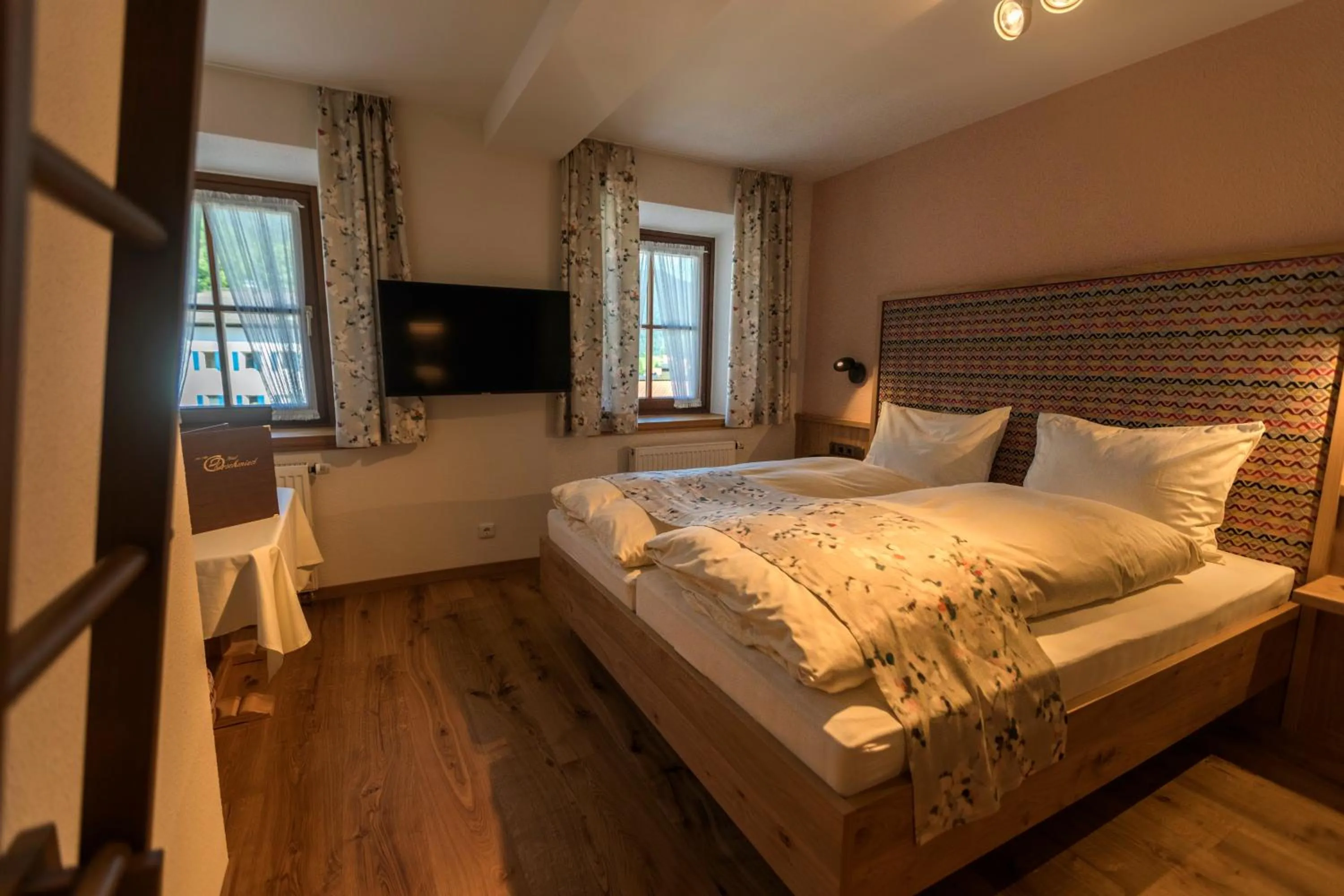 Bed in Hotel Oberschmied