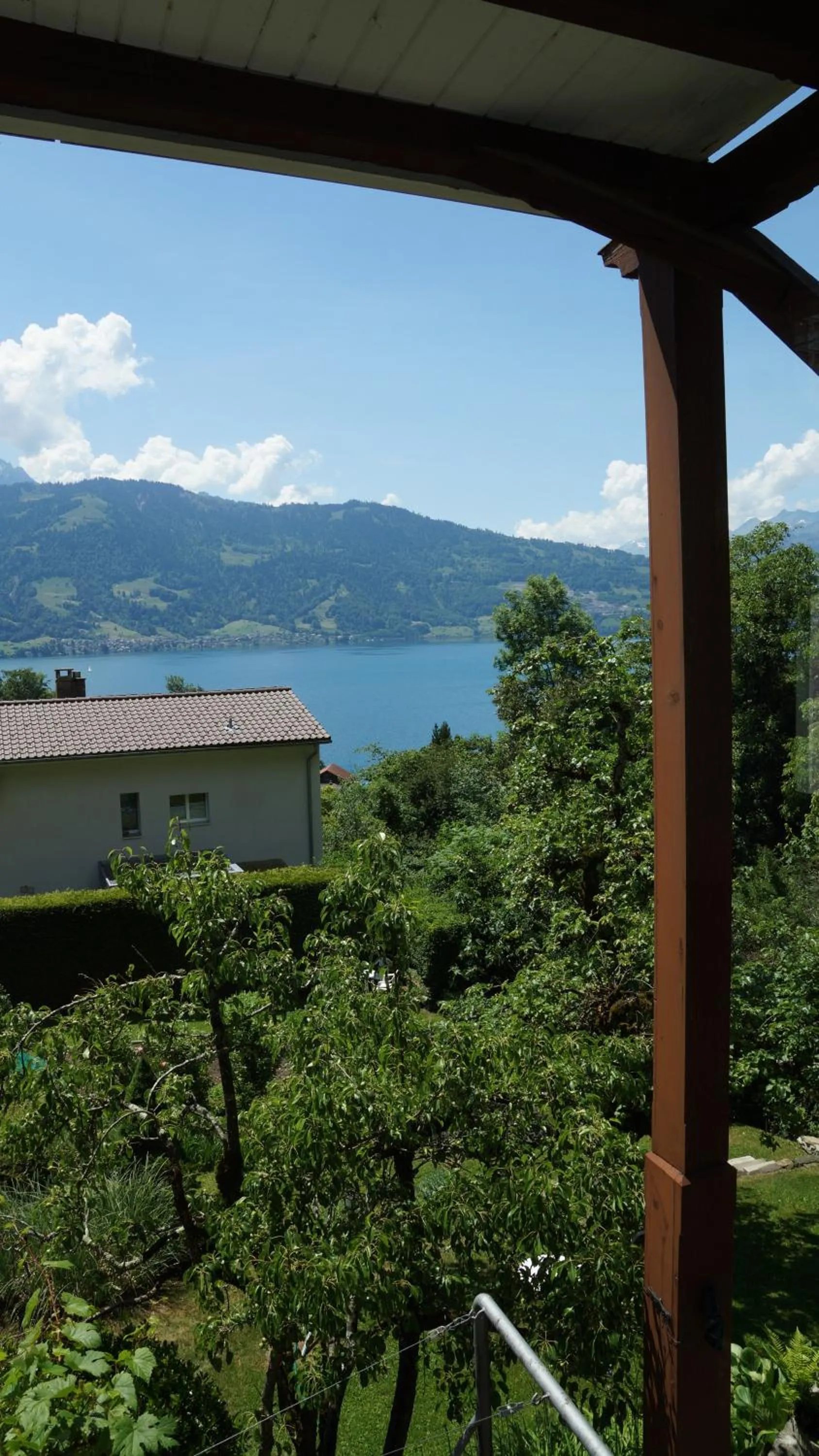 Lake view in Hotel Beatus