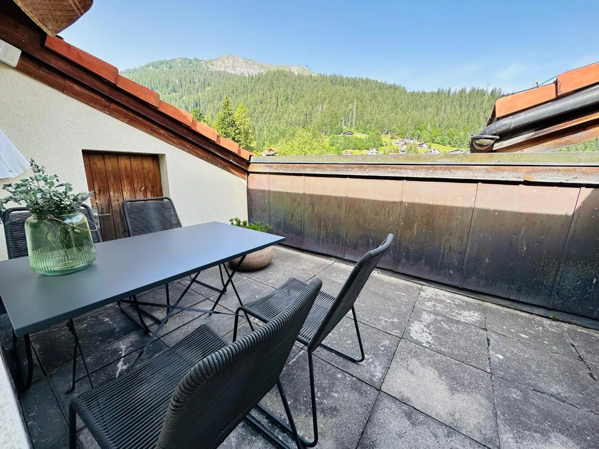 Balcony/Terrace in Sport-Lodge Klosters