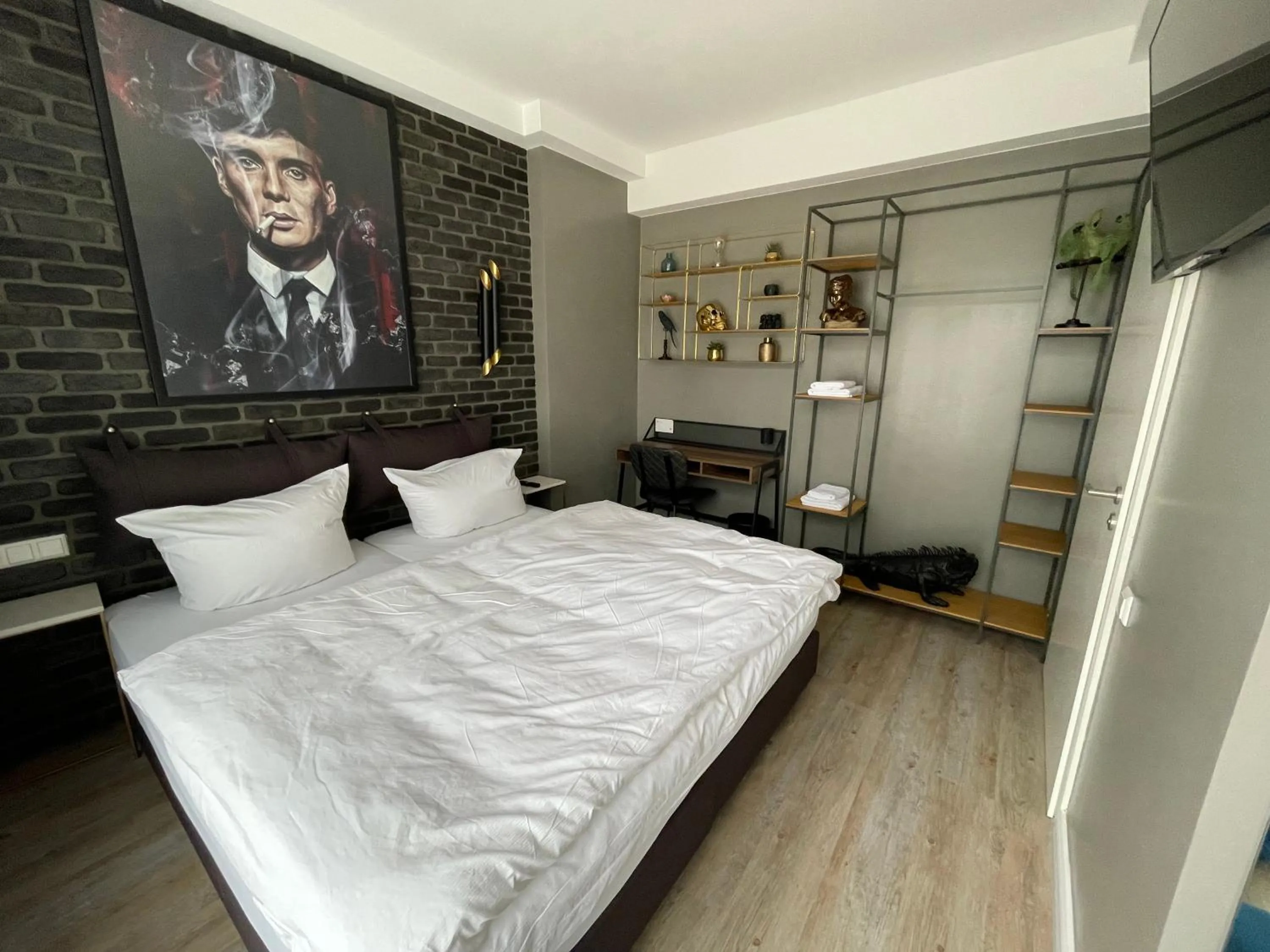 Bed in IQ Hotel Hannover