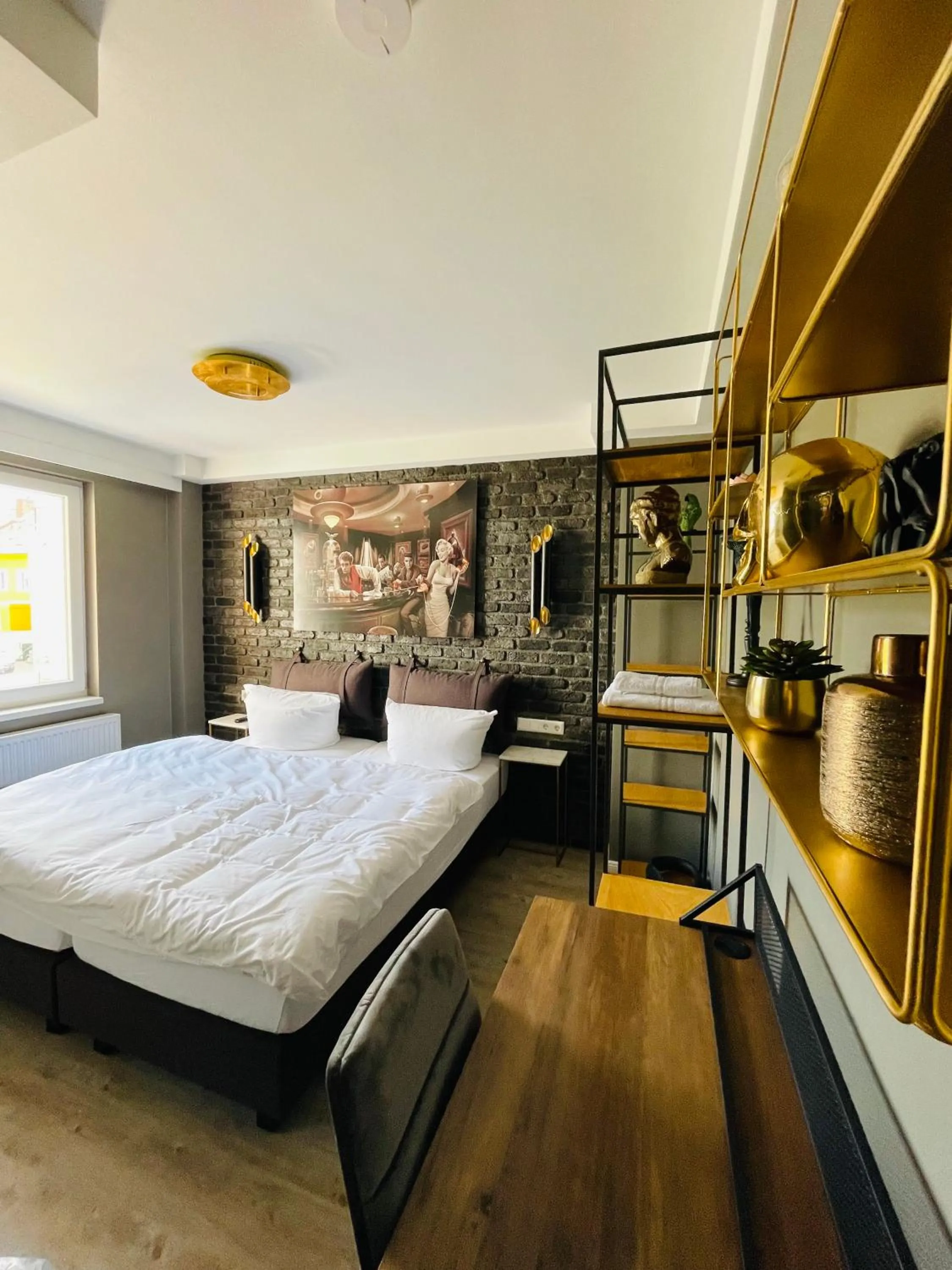 Bed in IQ Hotel Hannover