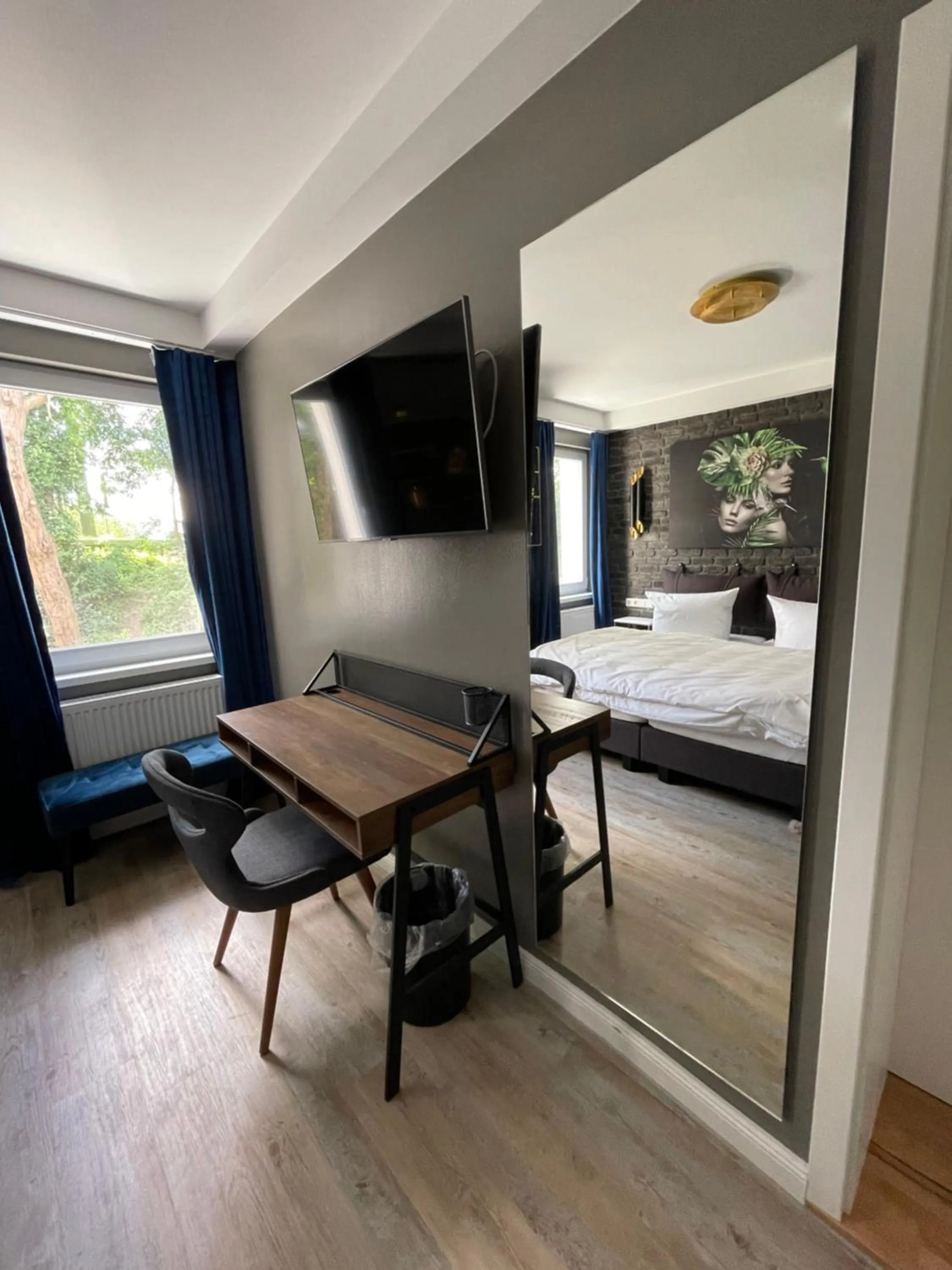 Bed in IQ Hotel Hannover