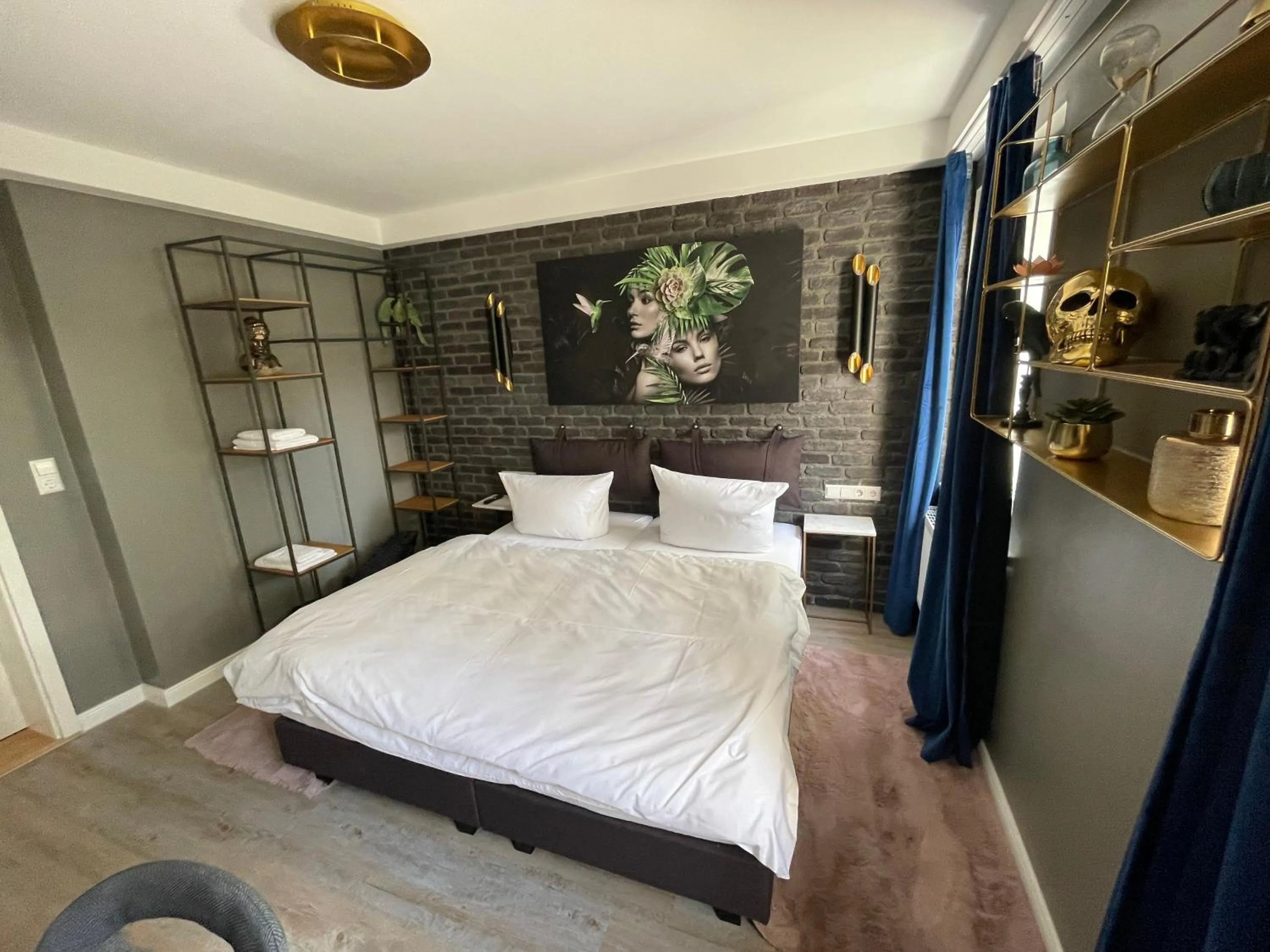 Bed in IQ Hotel Hannover