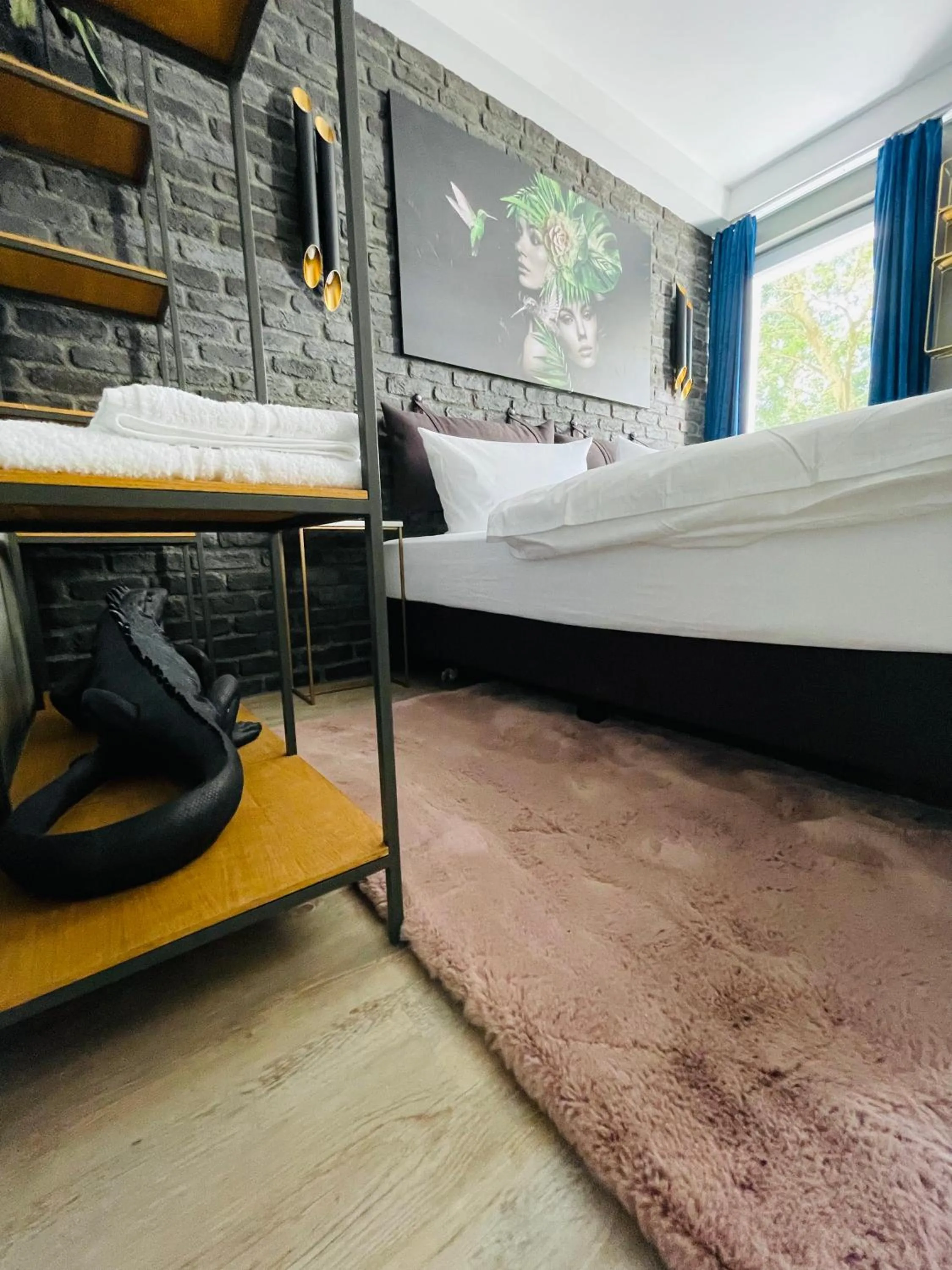 Bed in IQ Hotel Hannover