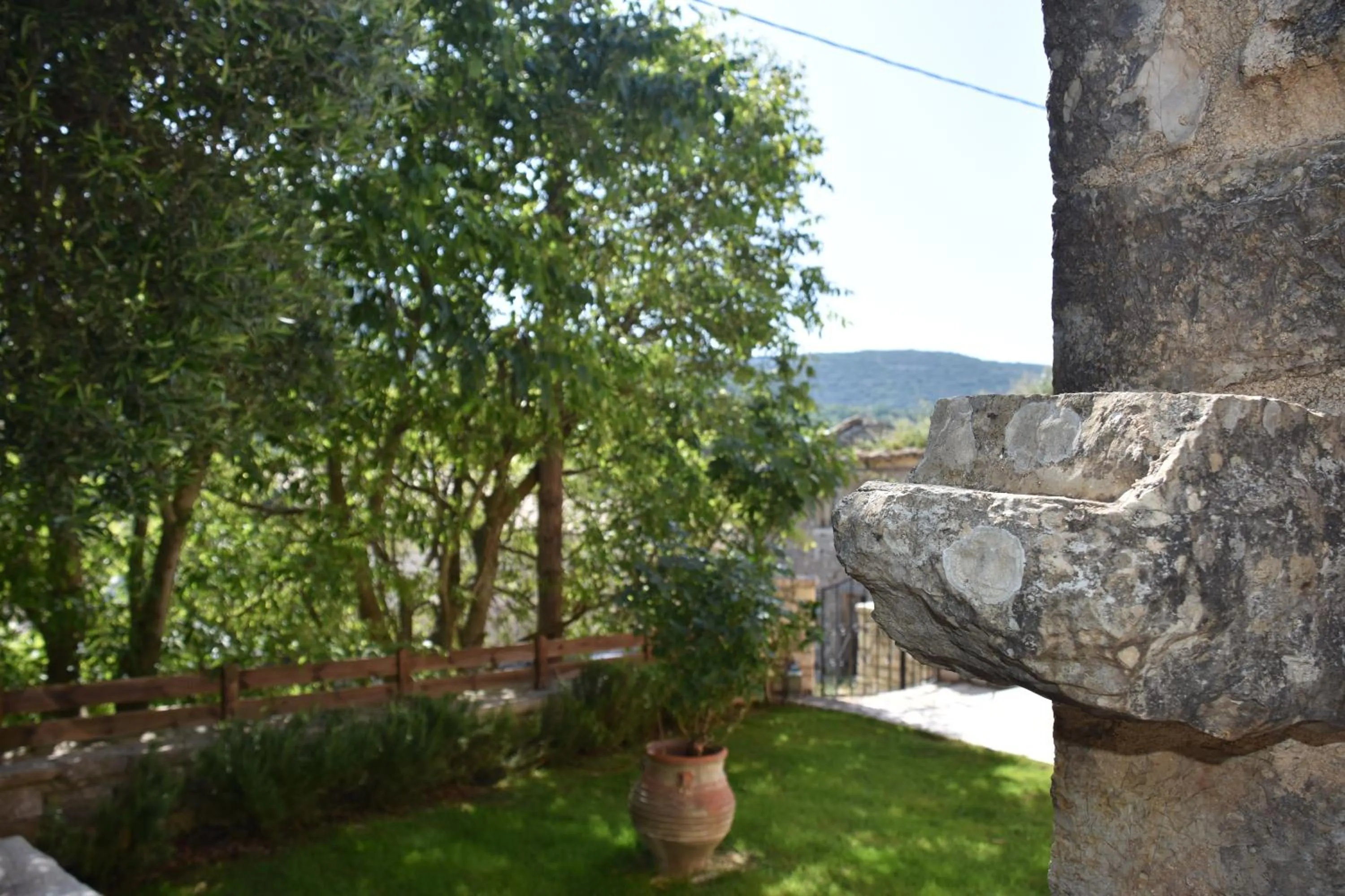 Garden view in The Merchants House