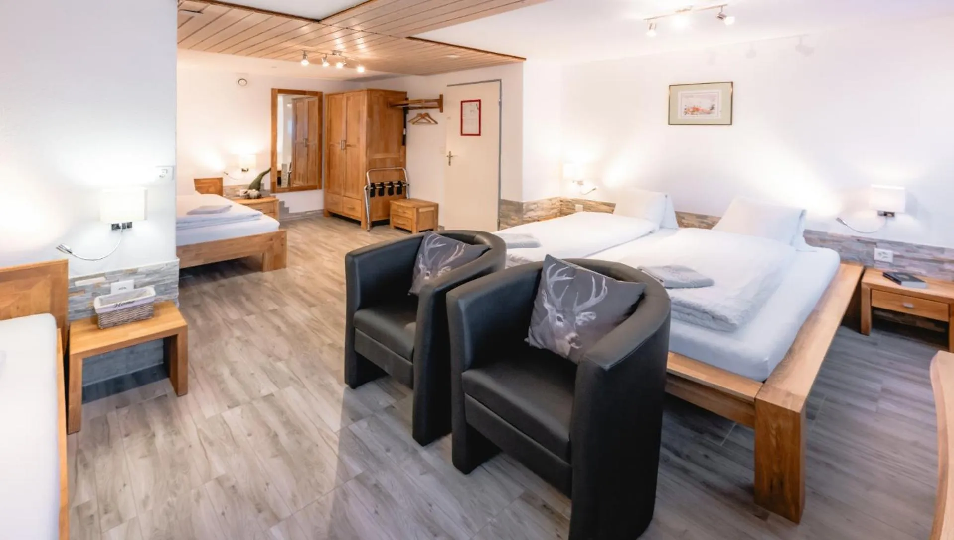 Bed in Hotel Paradis-Leukerbad-Therme