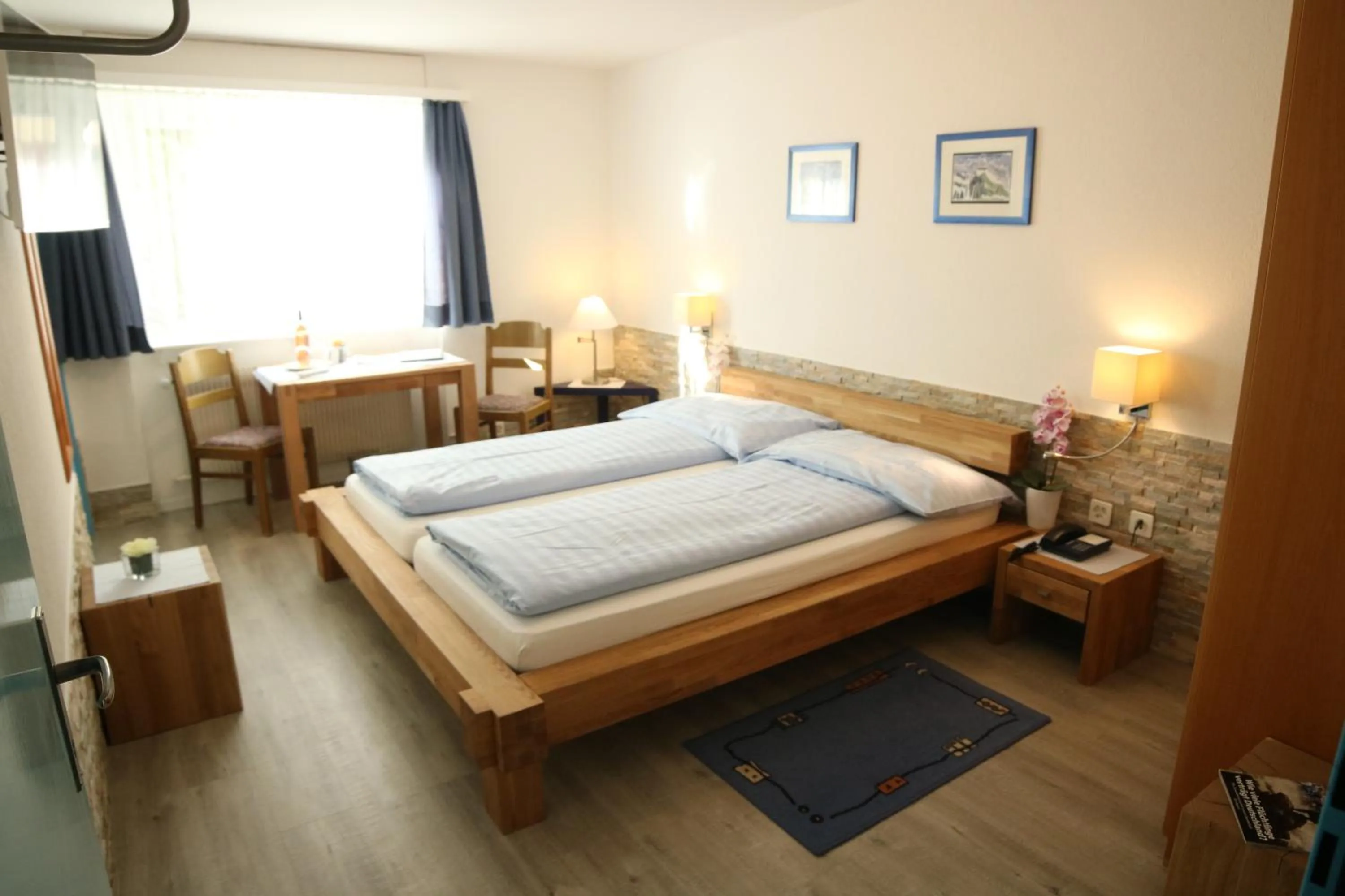 Photo of the whole room, Bed in Hotel Paradis-Leukerbad-Therme