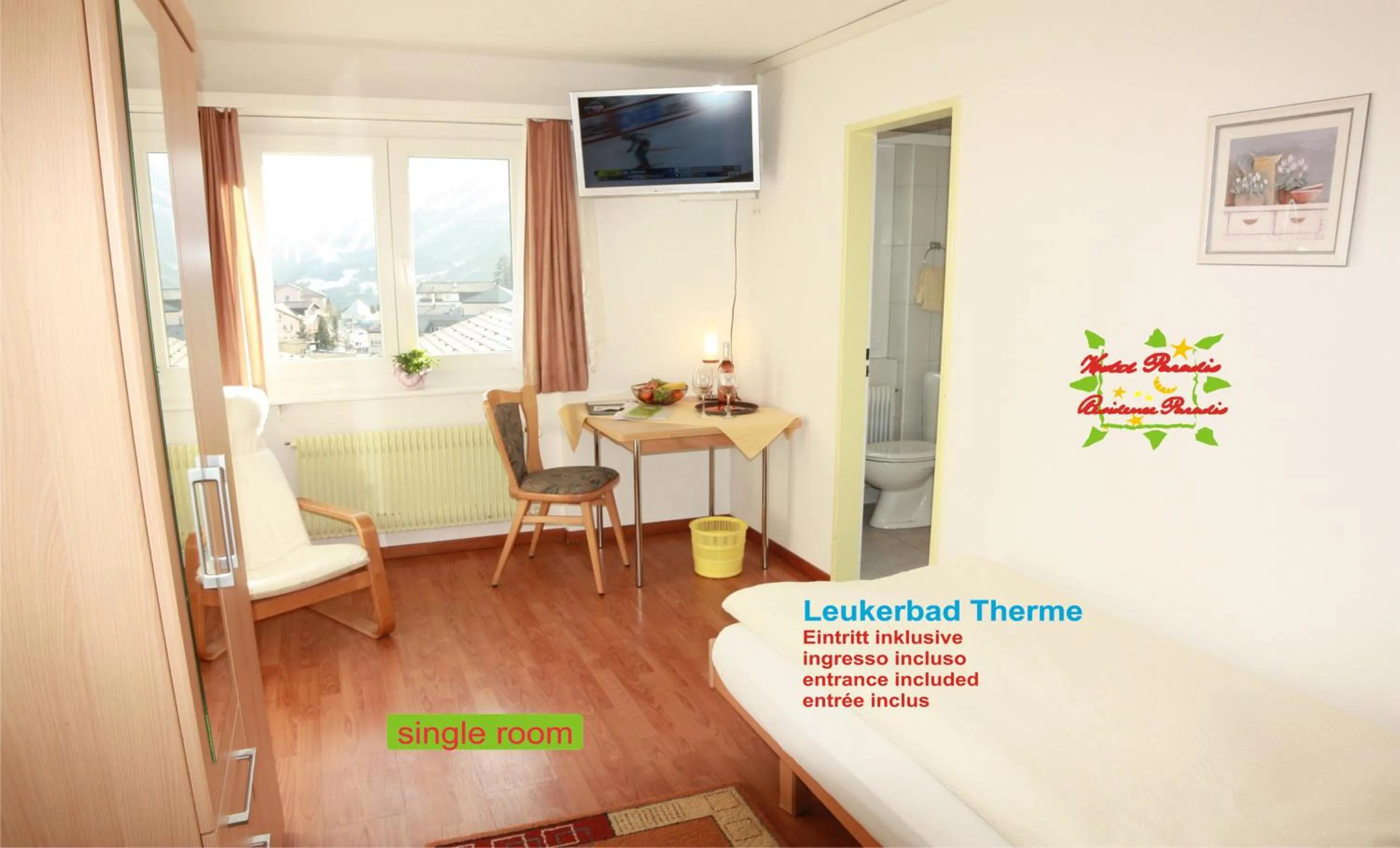 Bathroom in Hotel Paradis-Leukerbad-Therme