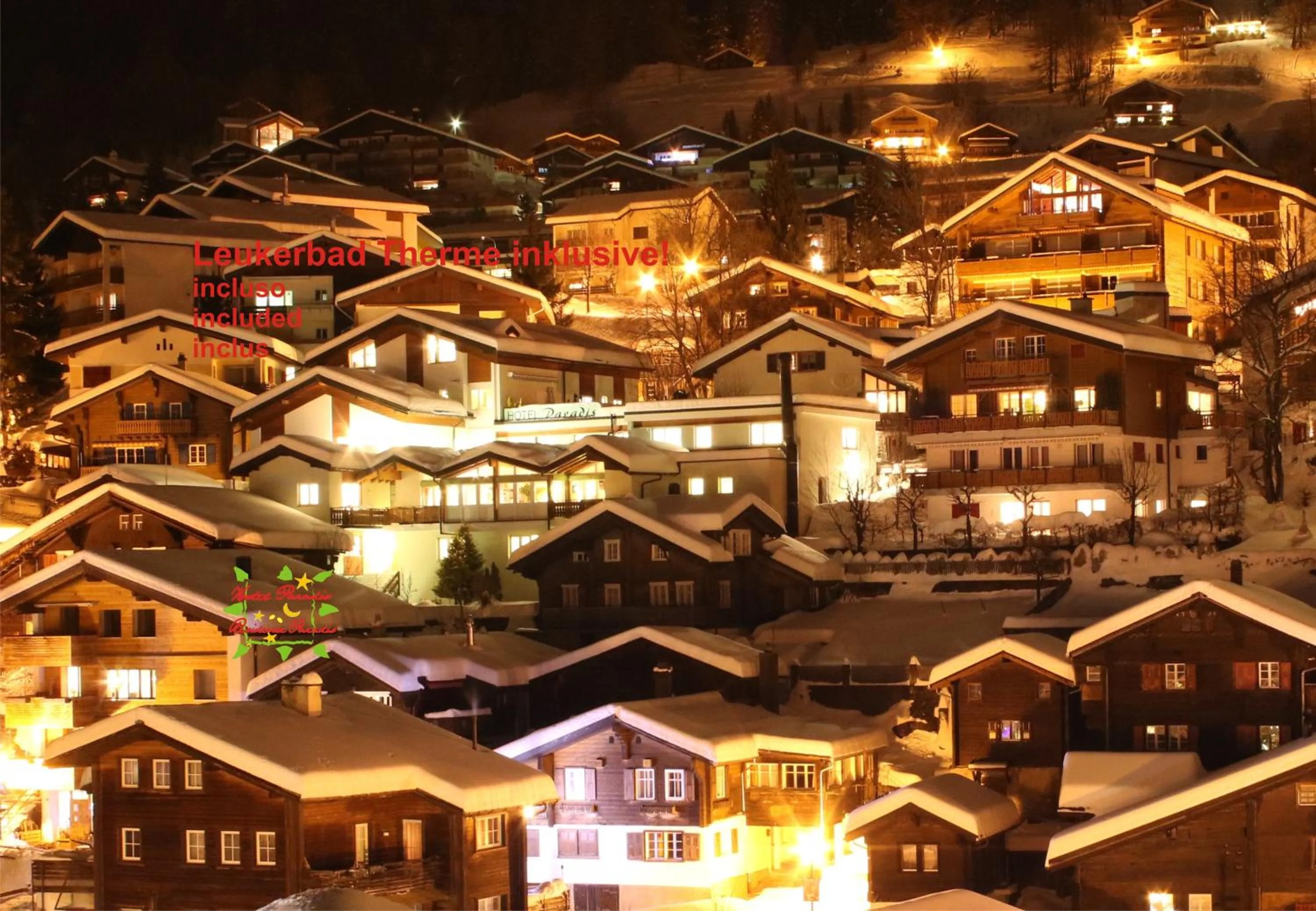 Property building in Hotel Paradis-Leukerbad-Therme