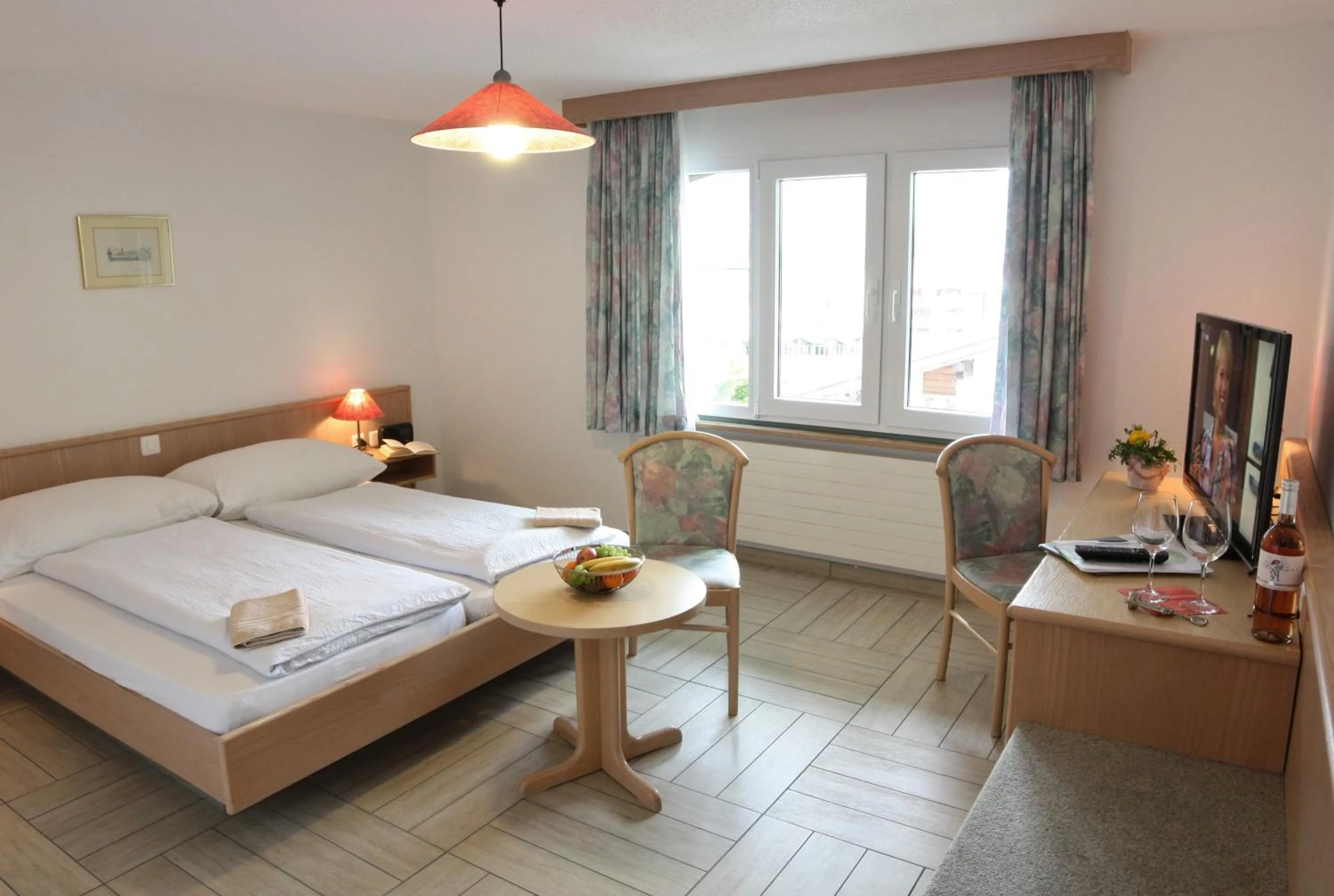 Bed in Hotel Paradis-Leukerbad-Therme