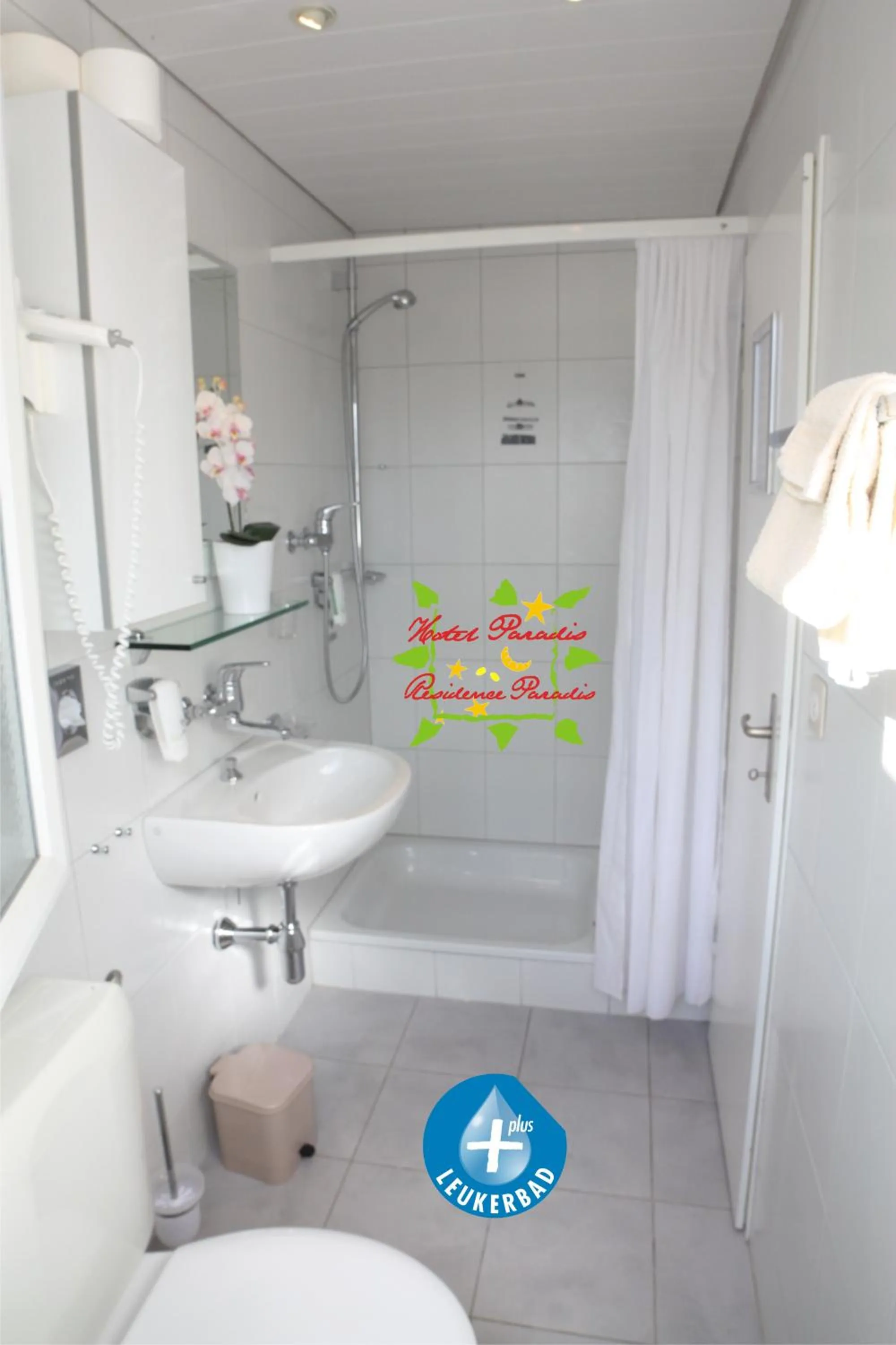 Bathroom in Hotel Paradis-Leukerbad-Therme