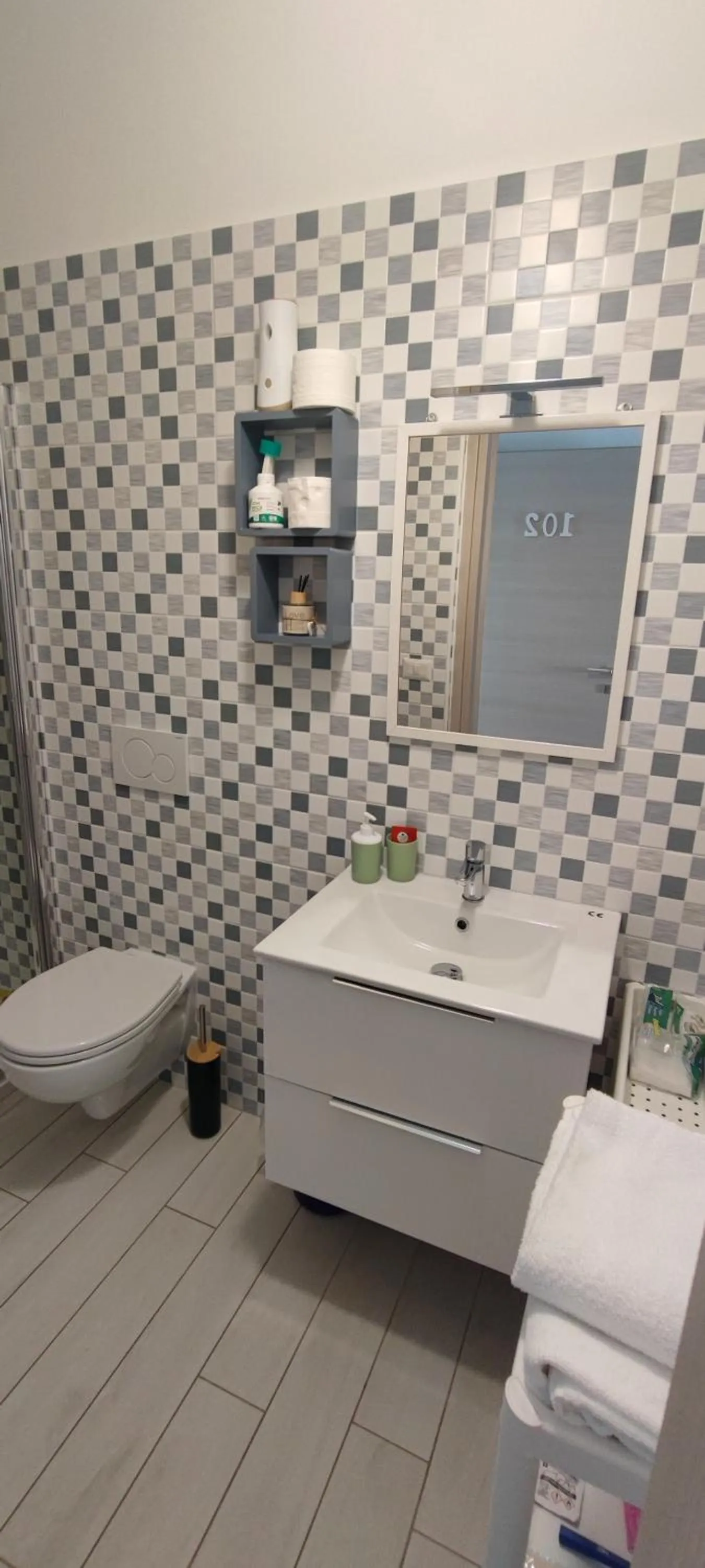 Toilet in B&b Casa Vita Marconia