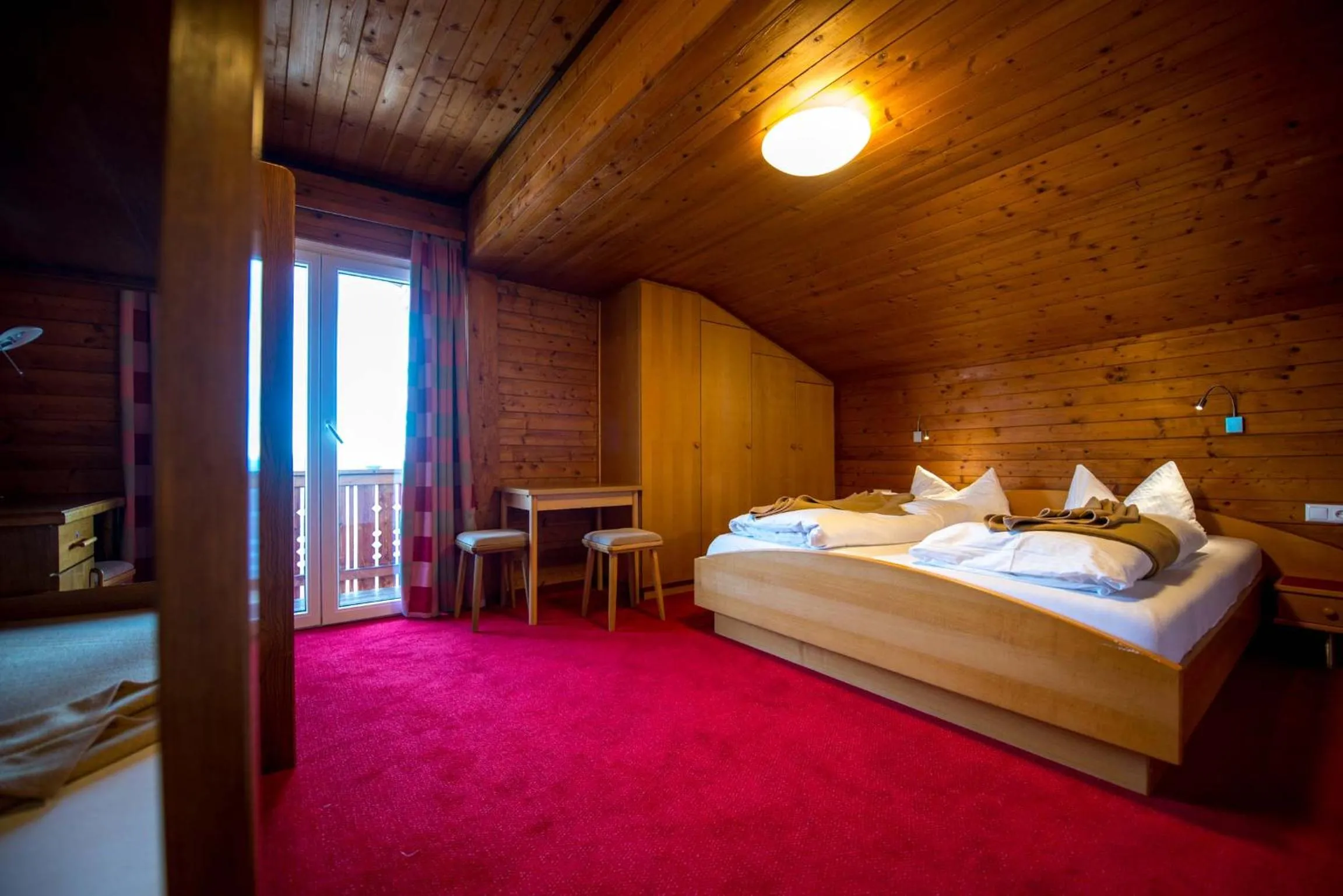 Bed in Almhotel Fichtenheim